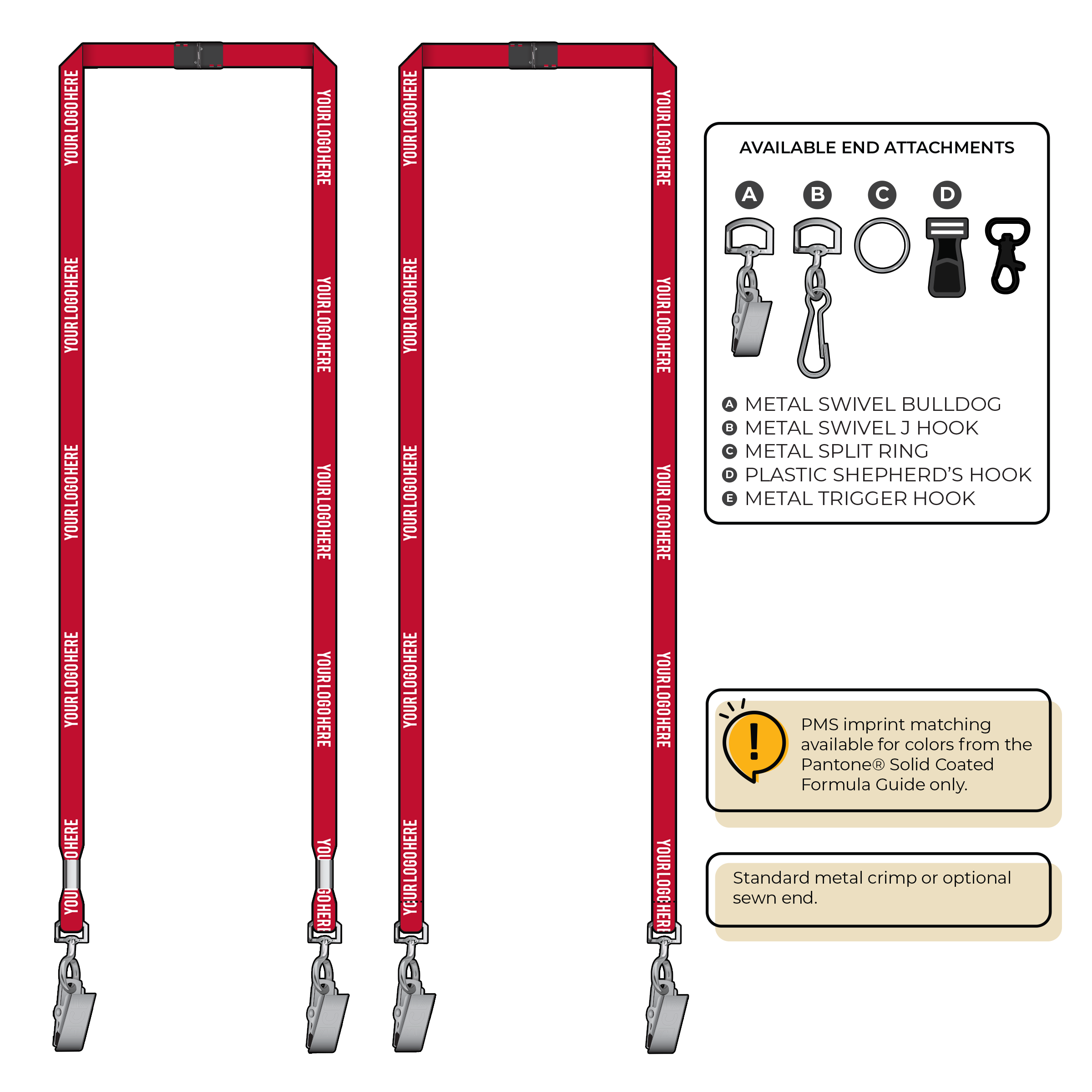 BH2060 | 3/8" P.E.T. Recycled Silkscreen Lanyards