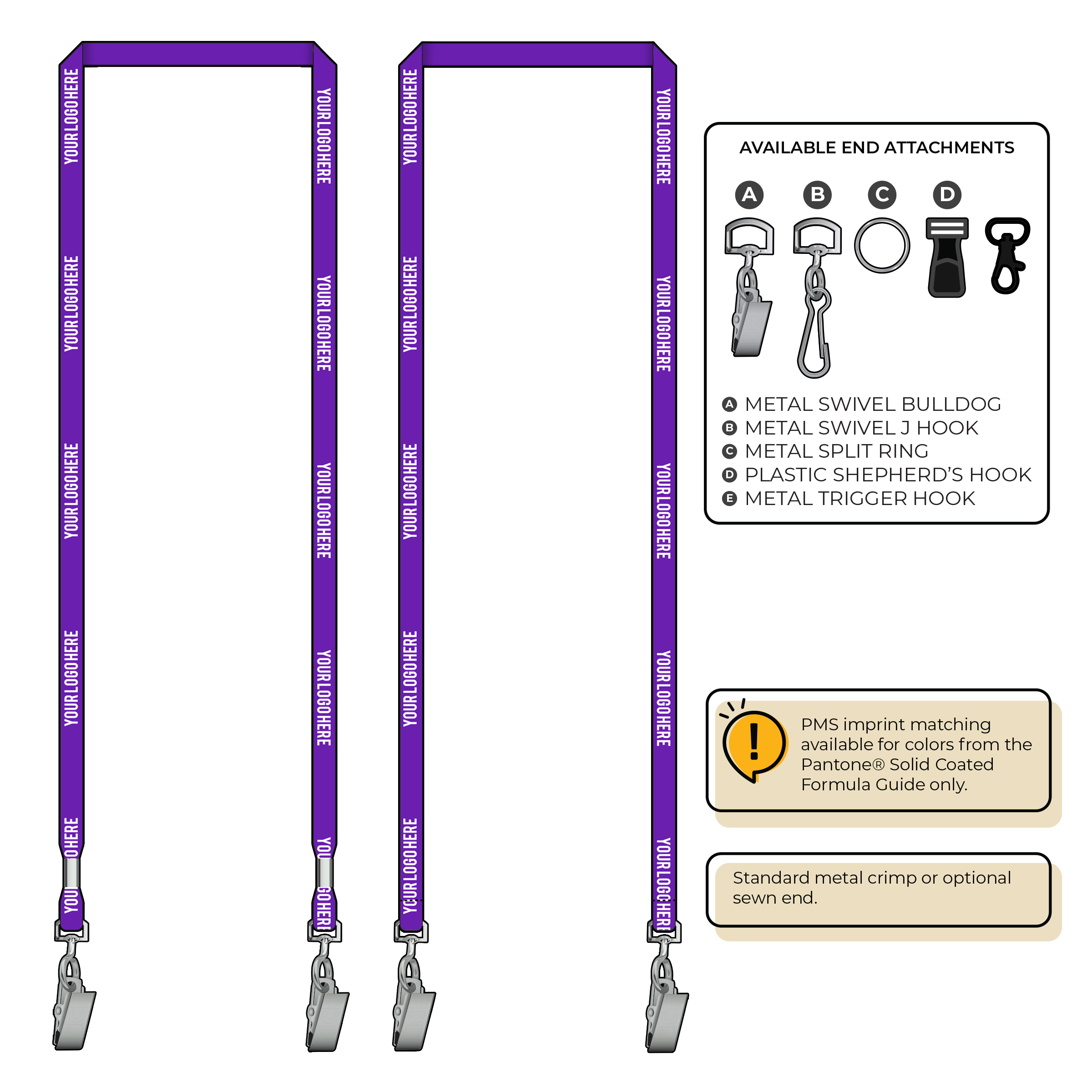 BH2060 | 3/8" P.E.T. Recycled Silkscreen Lanyards