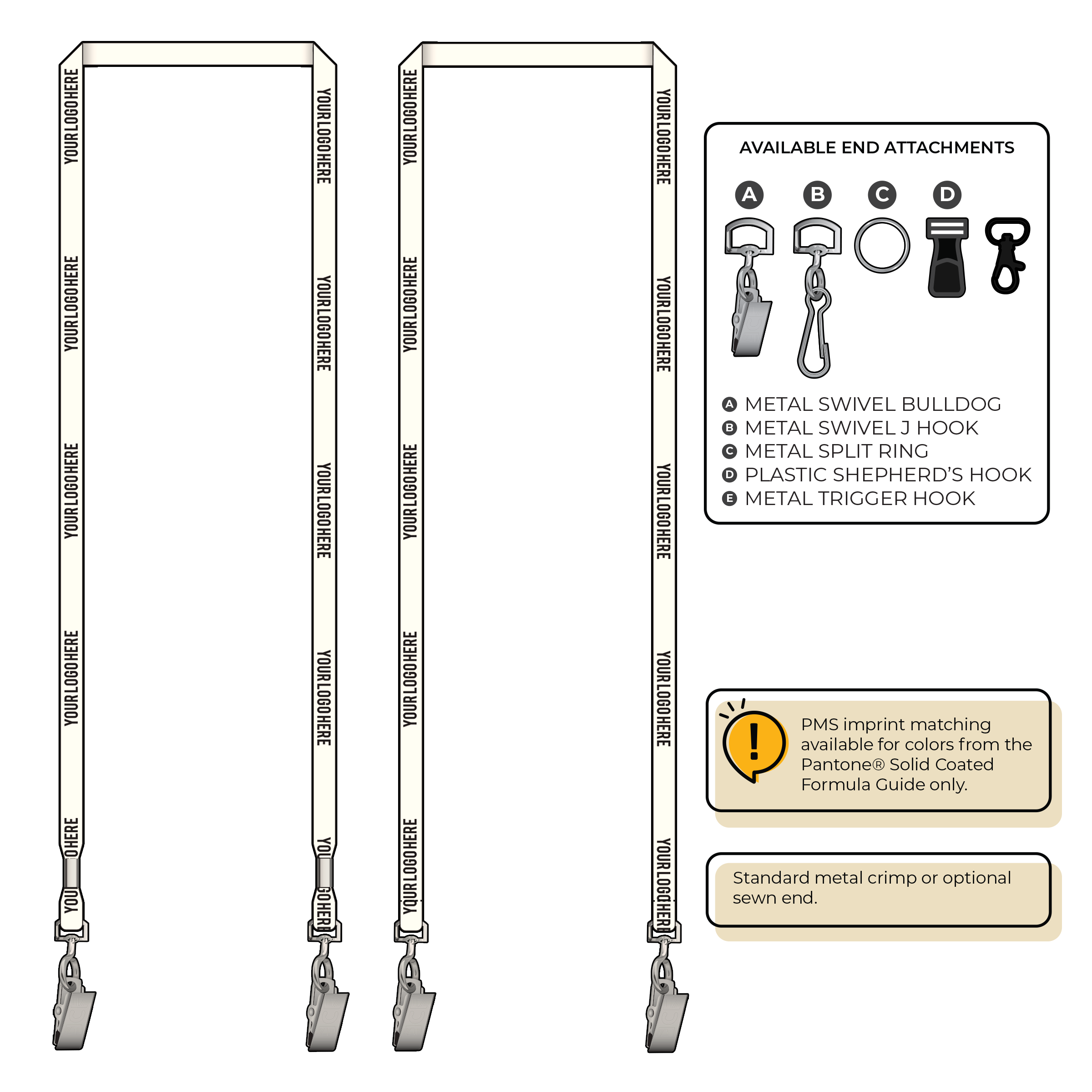 BH2060 | 3/8" P.E.T. Recycled Silkscreen Lanyards
