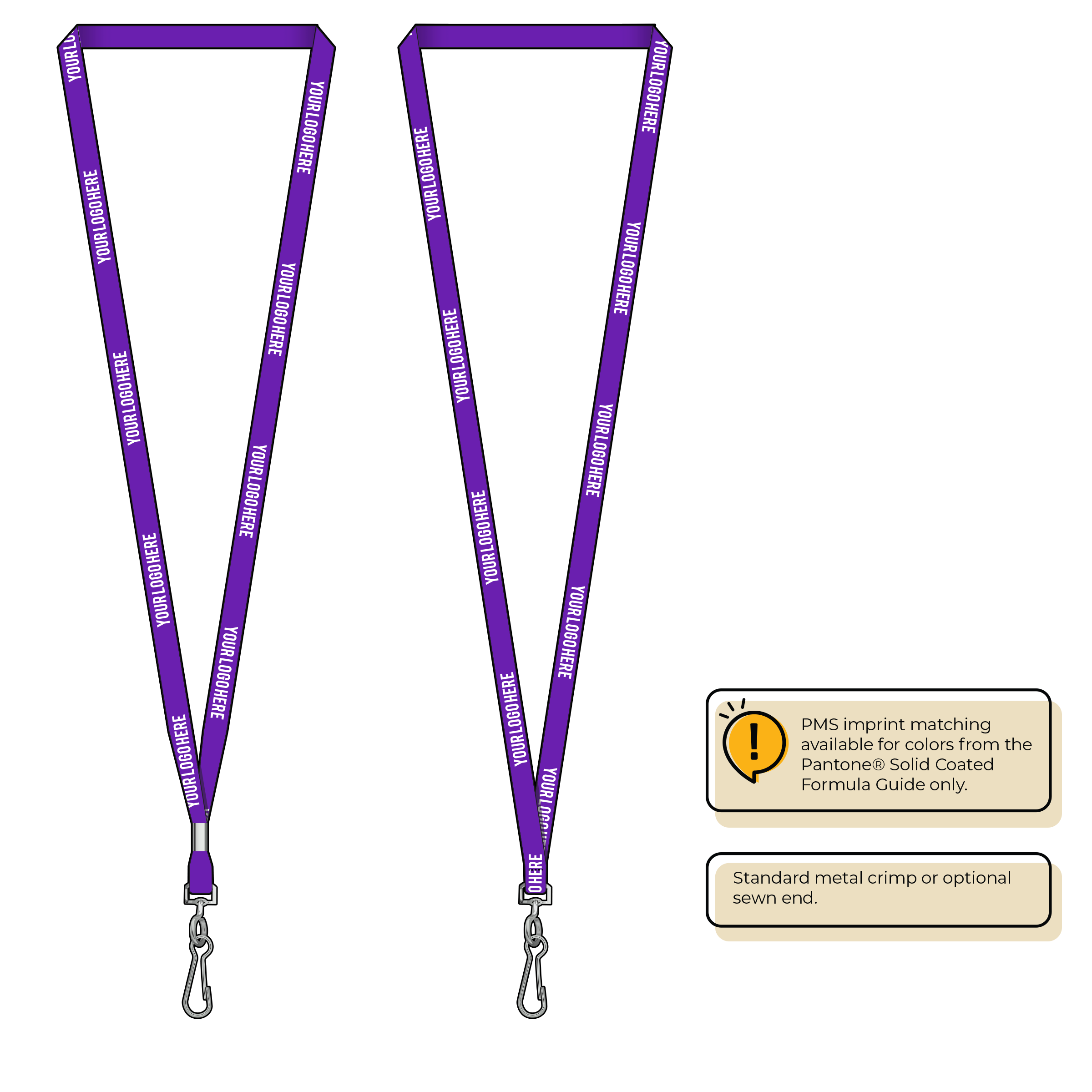 BH2060 | 3/8" P.E.T. Recycled Silkscreen Lanyards