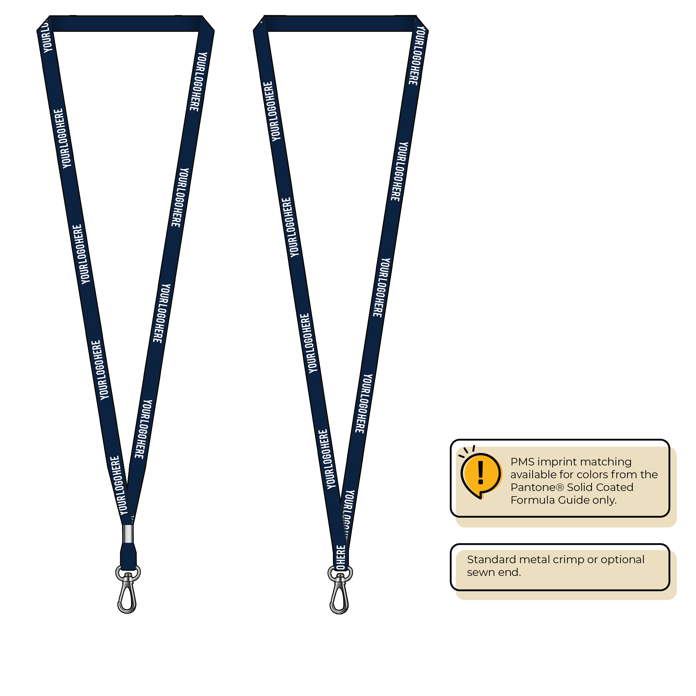 BH2060 | 3/8" P.E.T. Recycled Silkscreen Lanyards