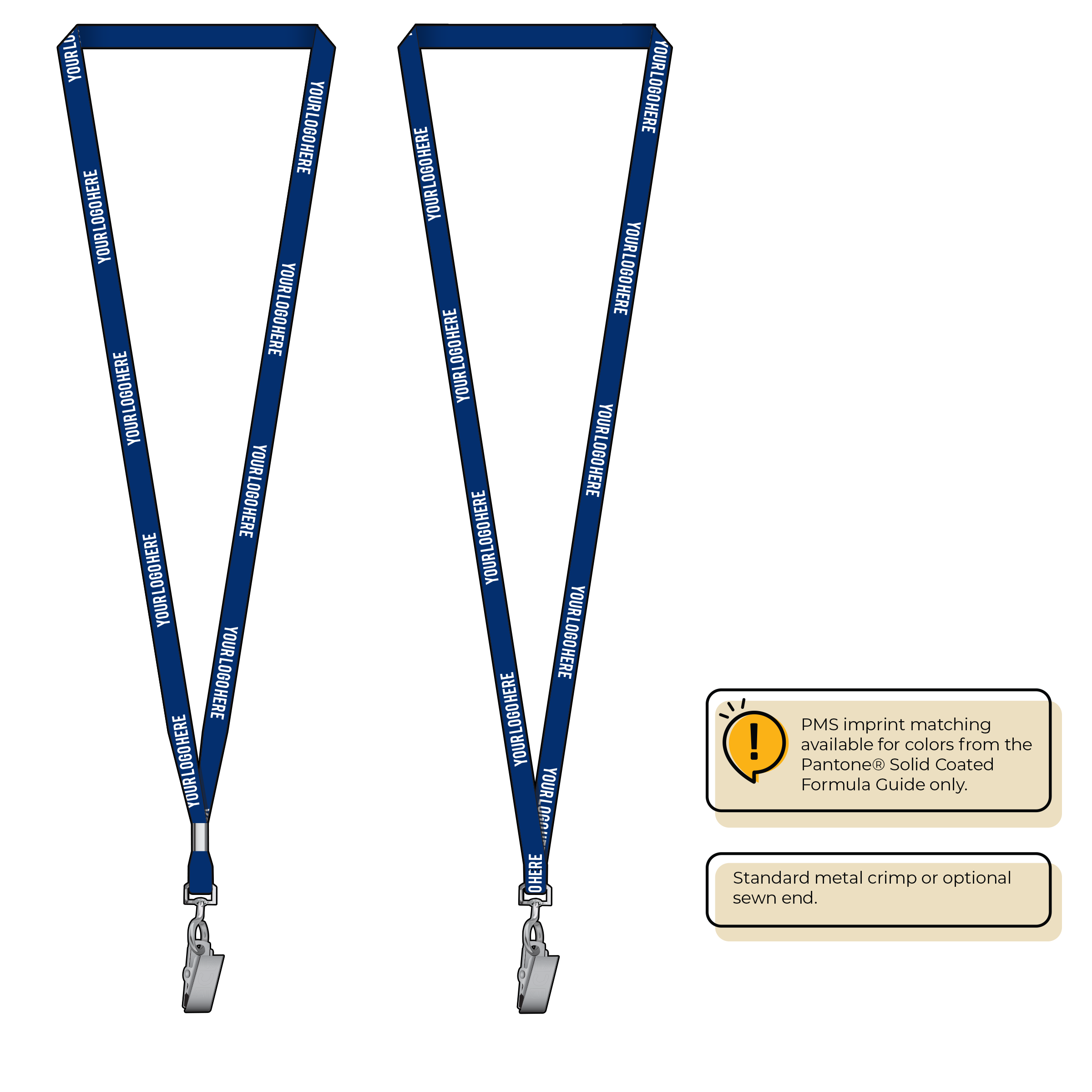 BHML3 | 3/8" Anti-Microbial Silkscreen Lanyards