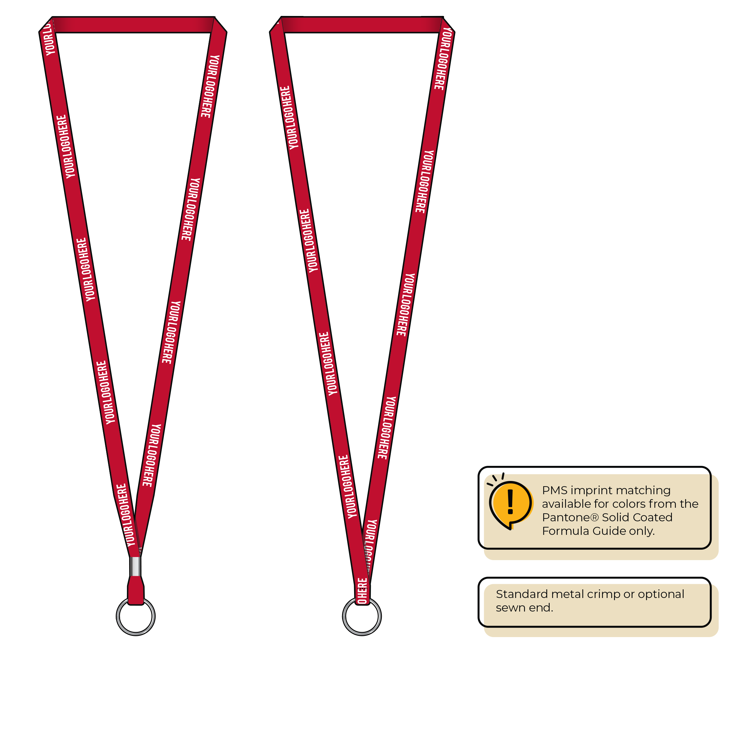 BH2060 | 3/8" P.E.T. Recycled Silkscreen Lanyards