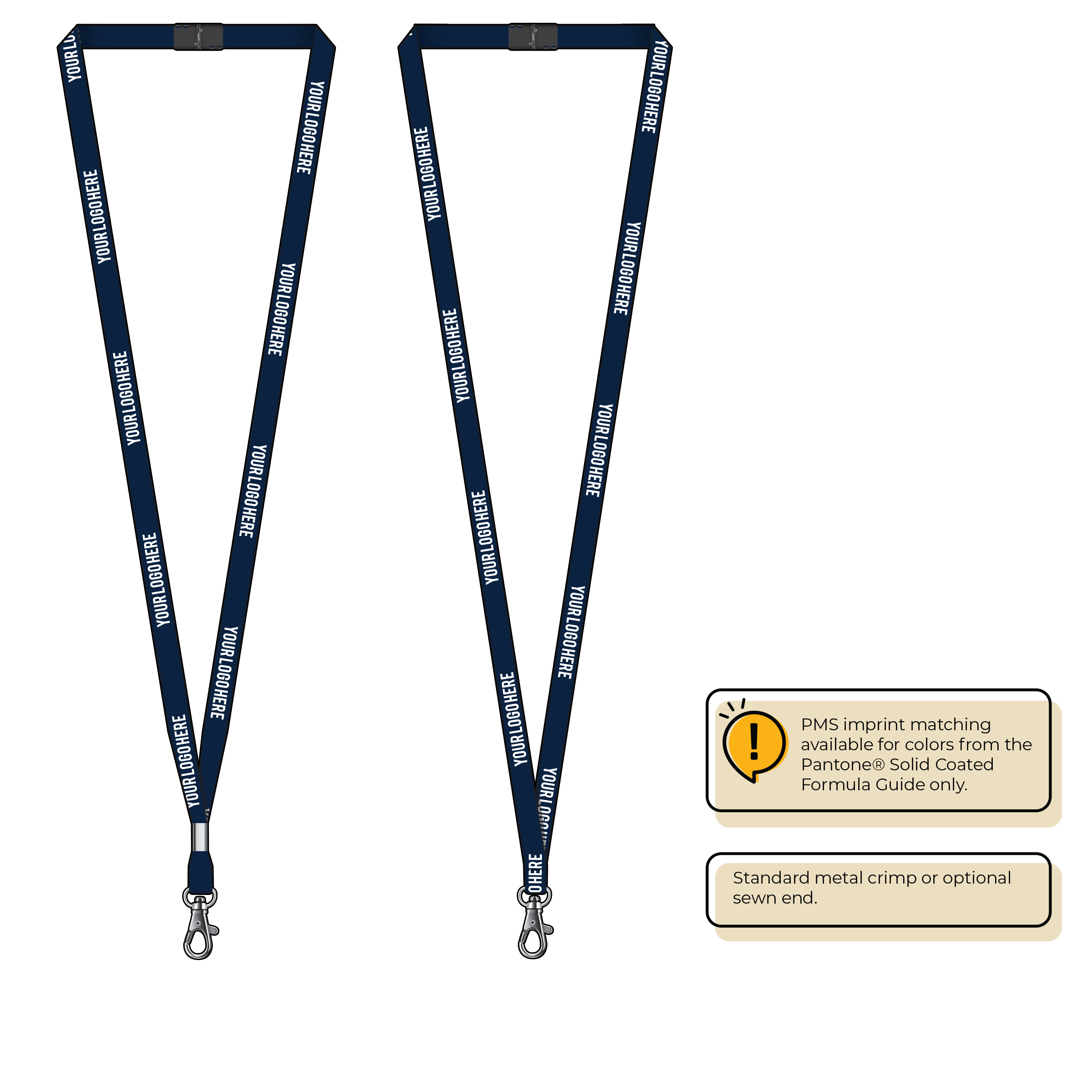 BH2060 | 3/8" P.E.T. Recycled Silkscreen Lanyards