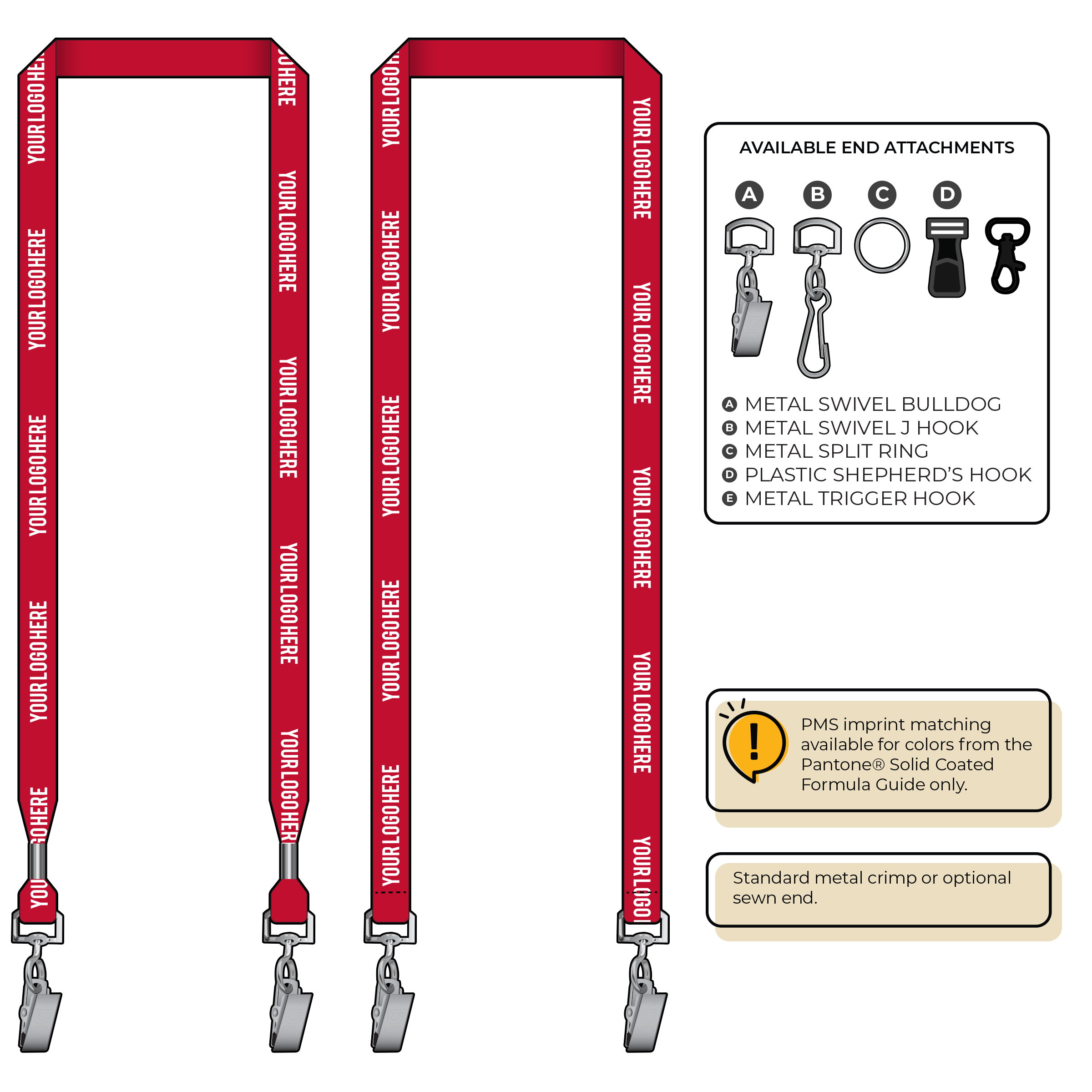 BH2065 | 5/8" P.E.T. Recycled Silkscreen Lanyards