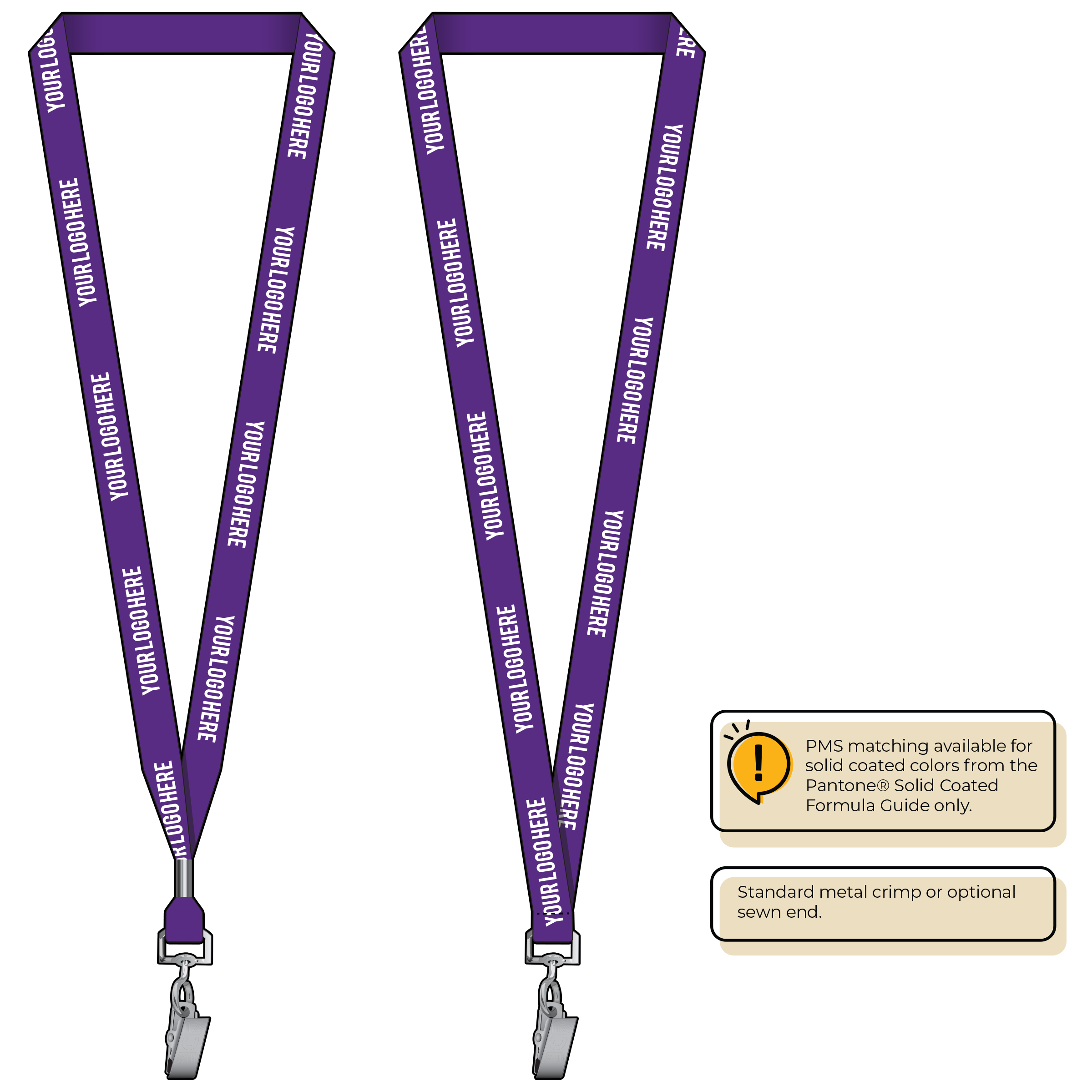 BH2050 | 5/8" Bamboo Silkscreen Lanyards