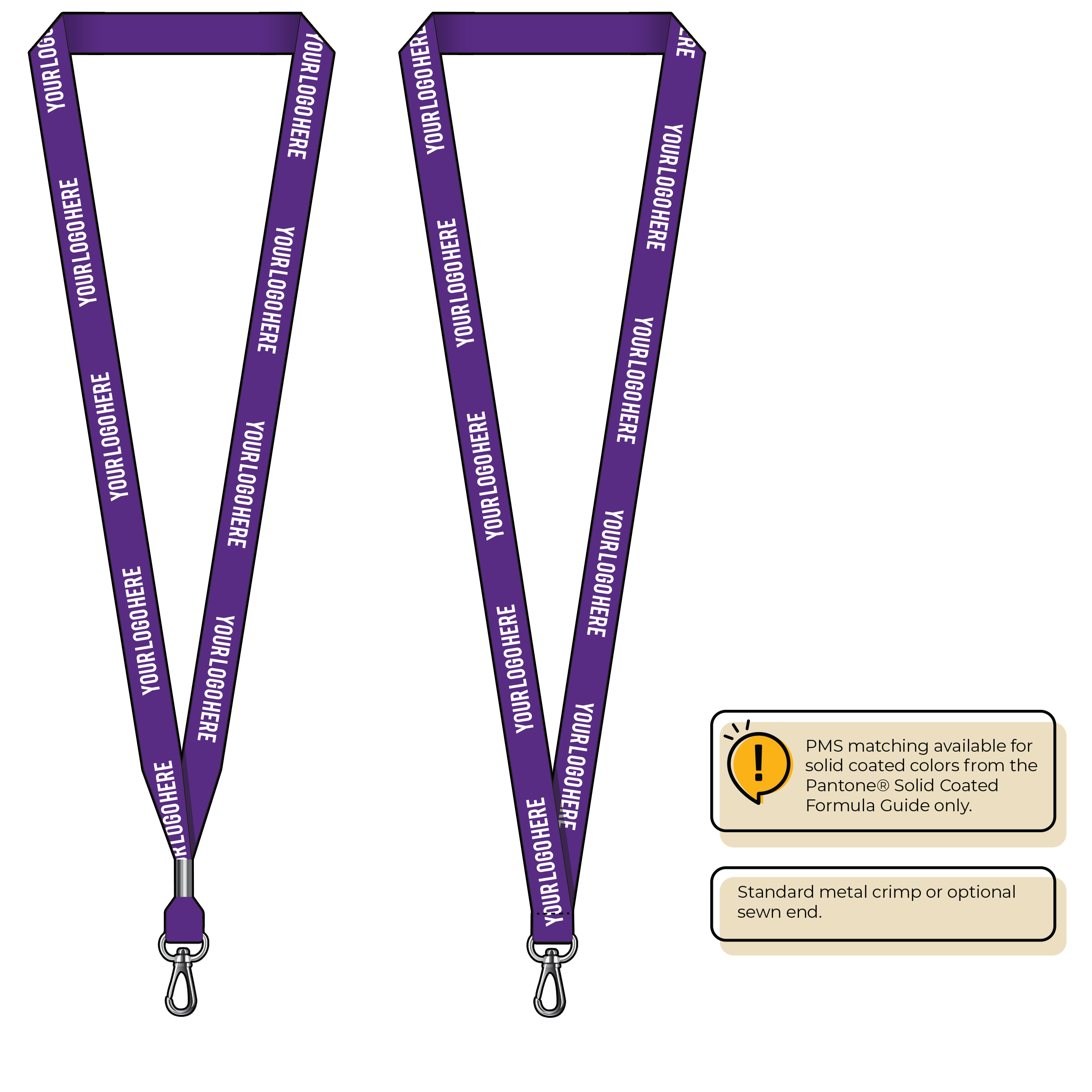 BH2050 | 5/8" Bamboo Silkscreen Lanyards
