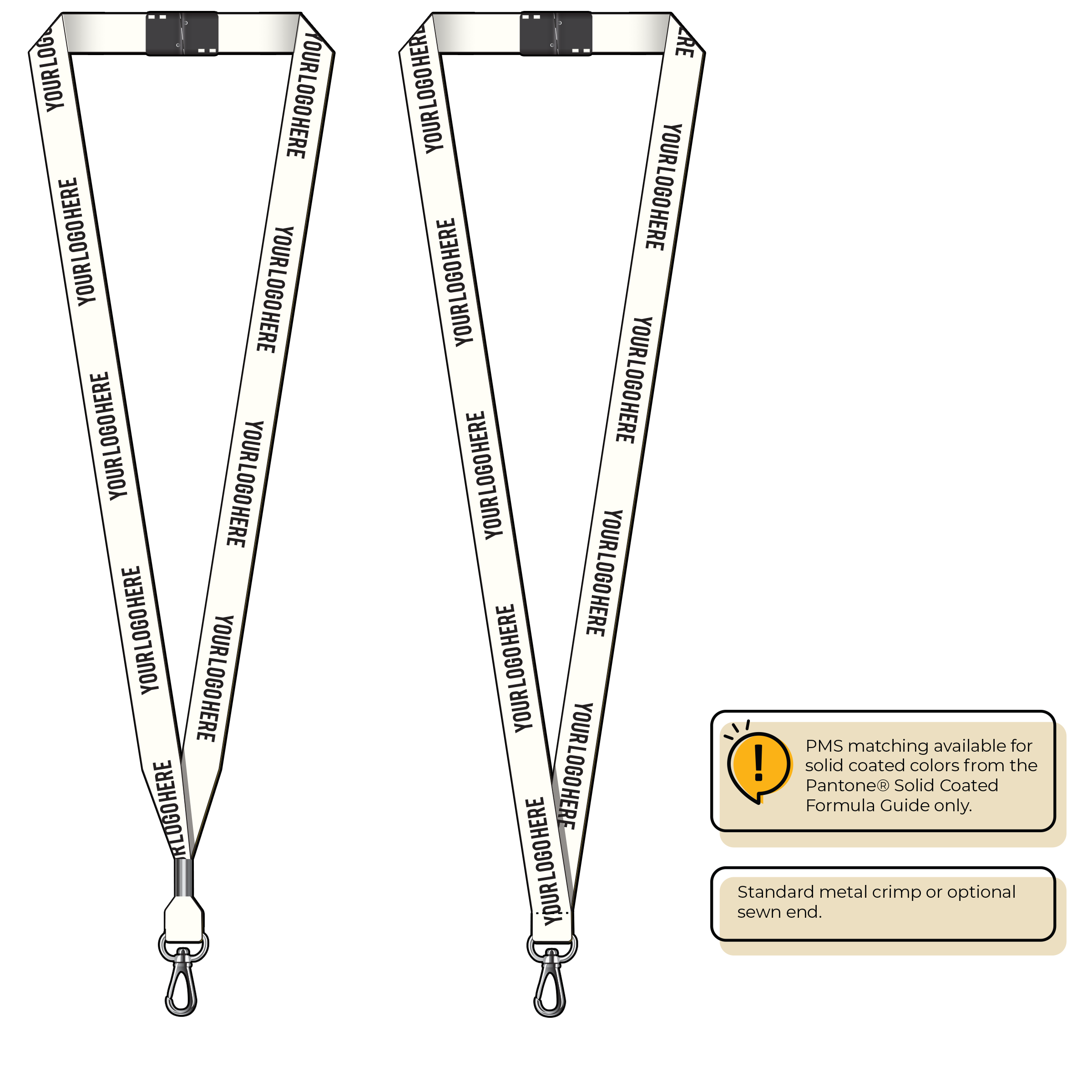 BH2065 | 5/8" P.E.T. Recycled Silkscreen Lanyards