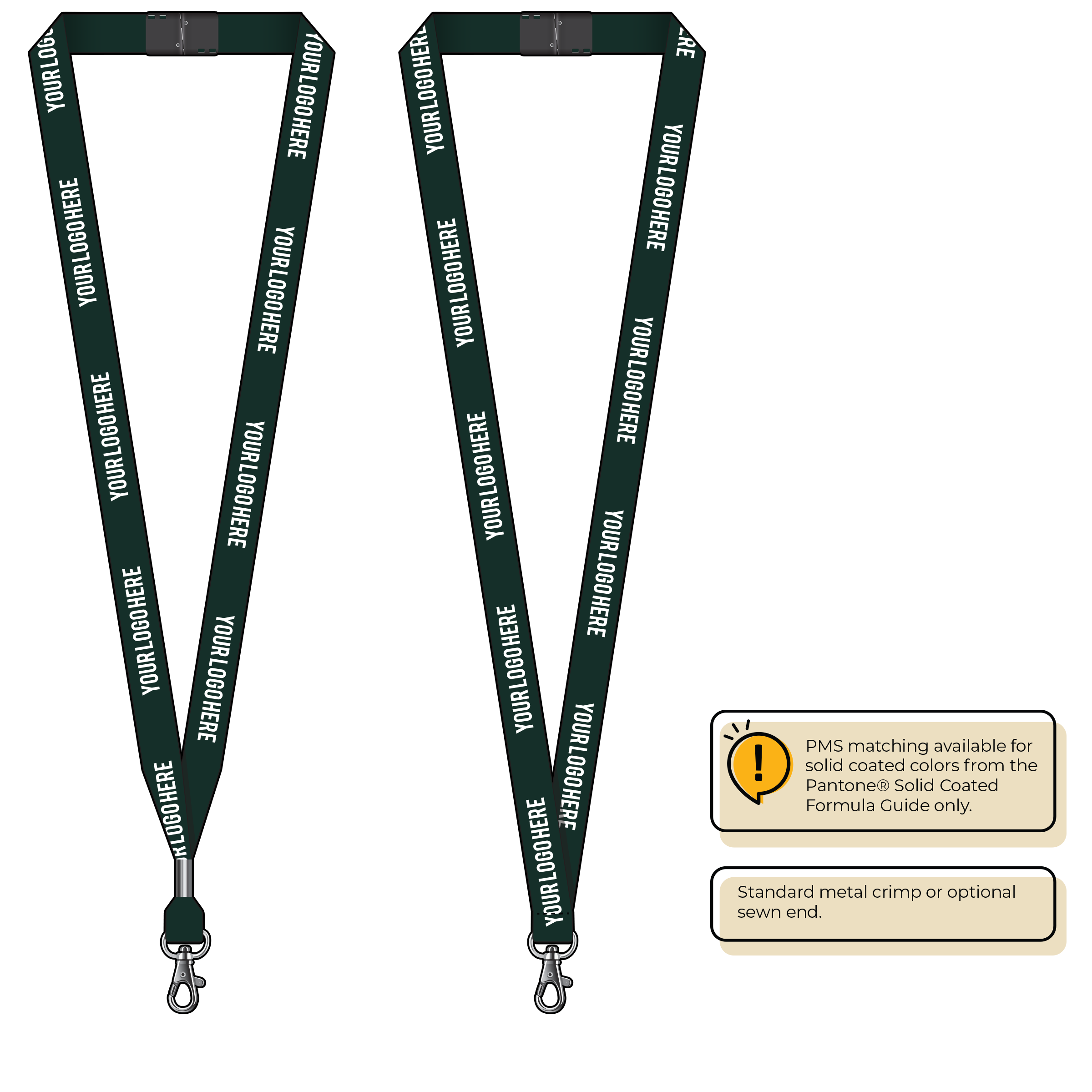 BH2050 | 5/8" Bamboo Silkscreen Lanyards