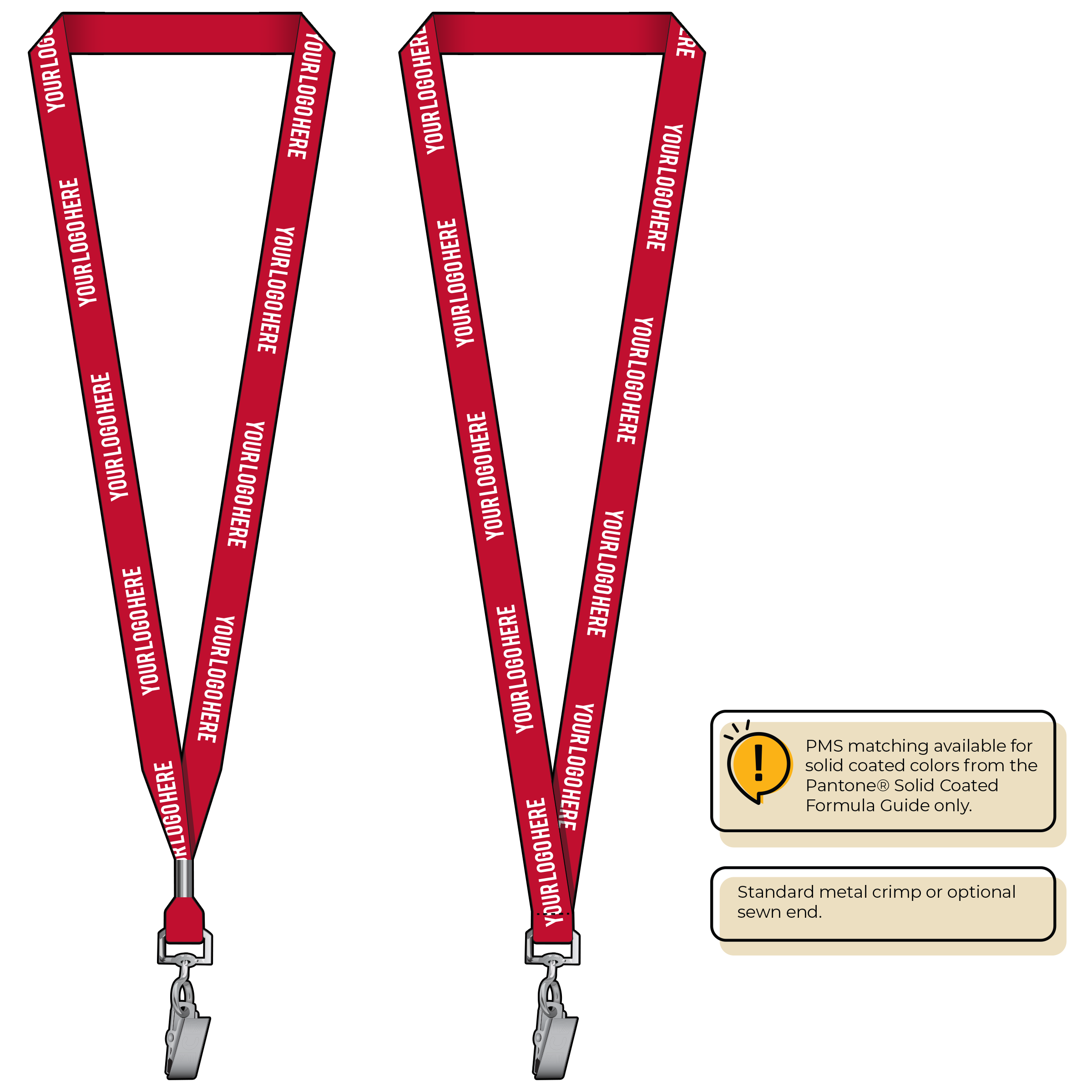 BH2065 | 5/8" P.E.T. Recycled Silkscreen Lanyards