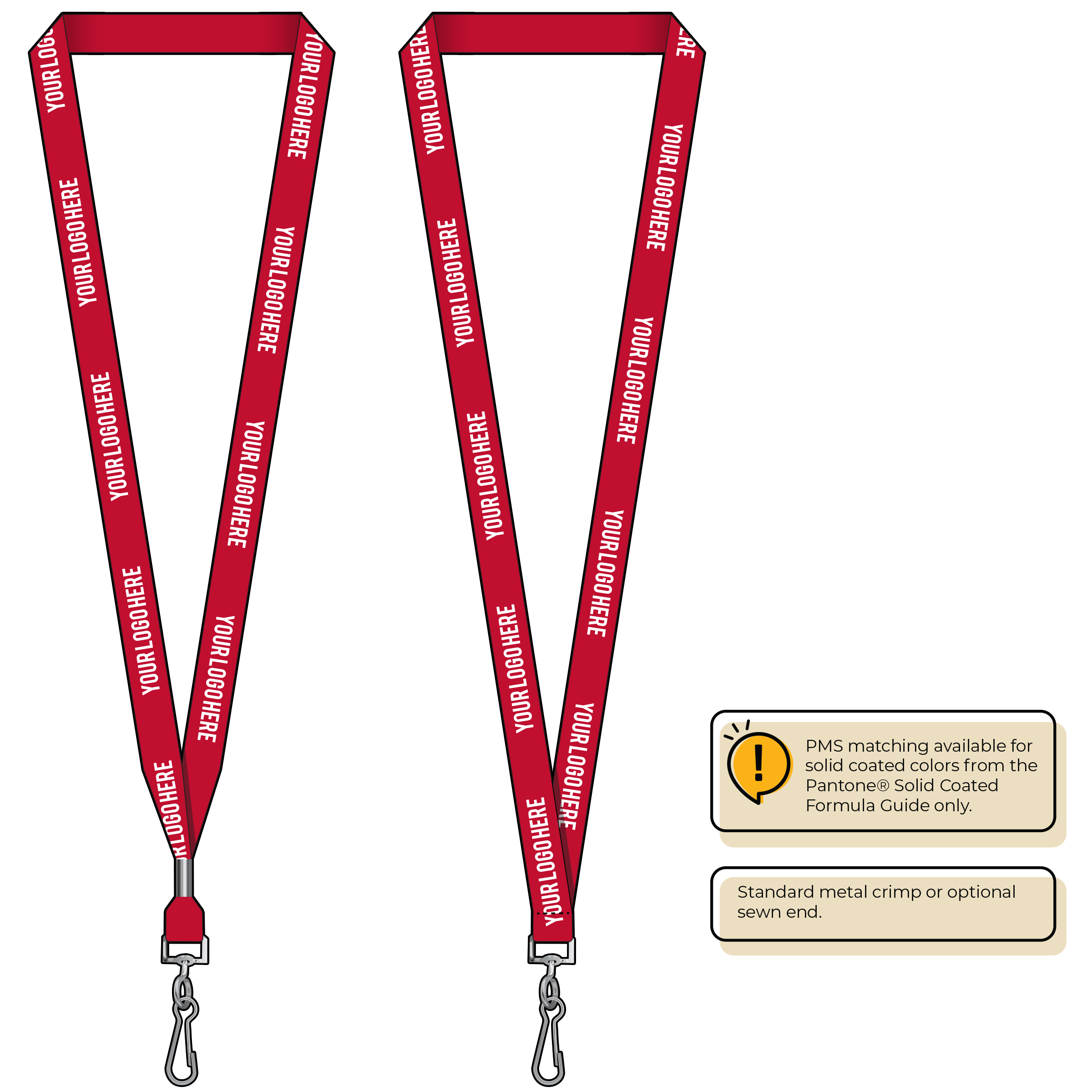 BH2065 | 5/8" P.E.T. Recycled Silkscreen Lanyards