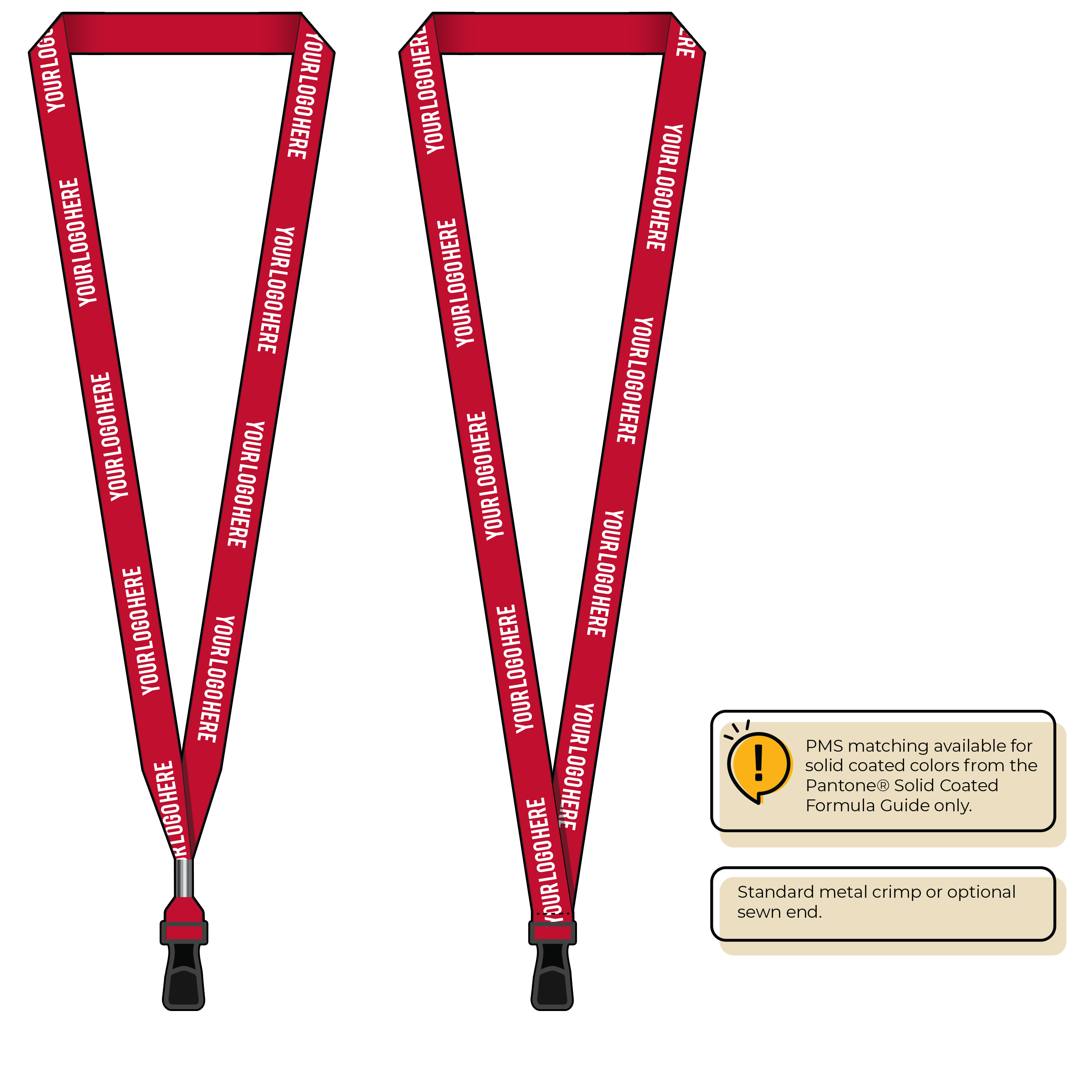 BH2050 | 5/8" Bamboo Silkscreen Lanyards