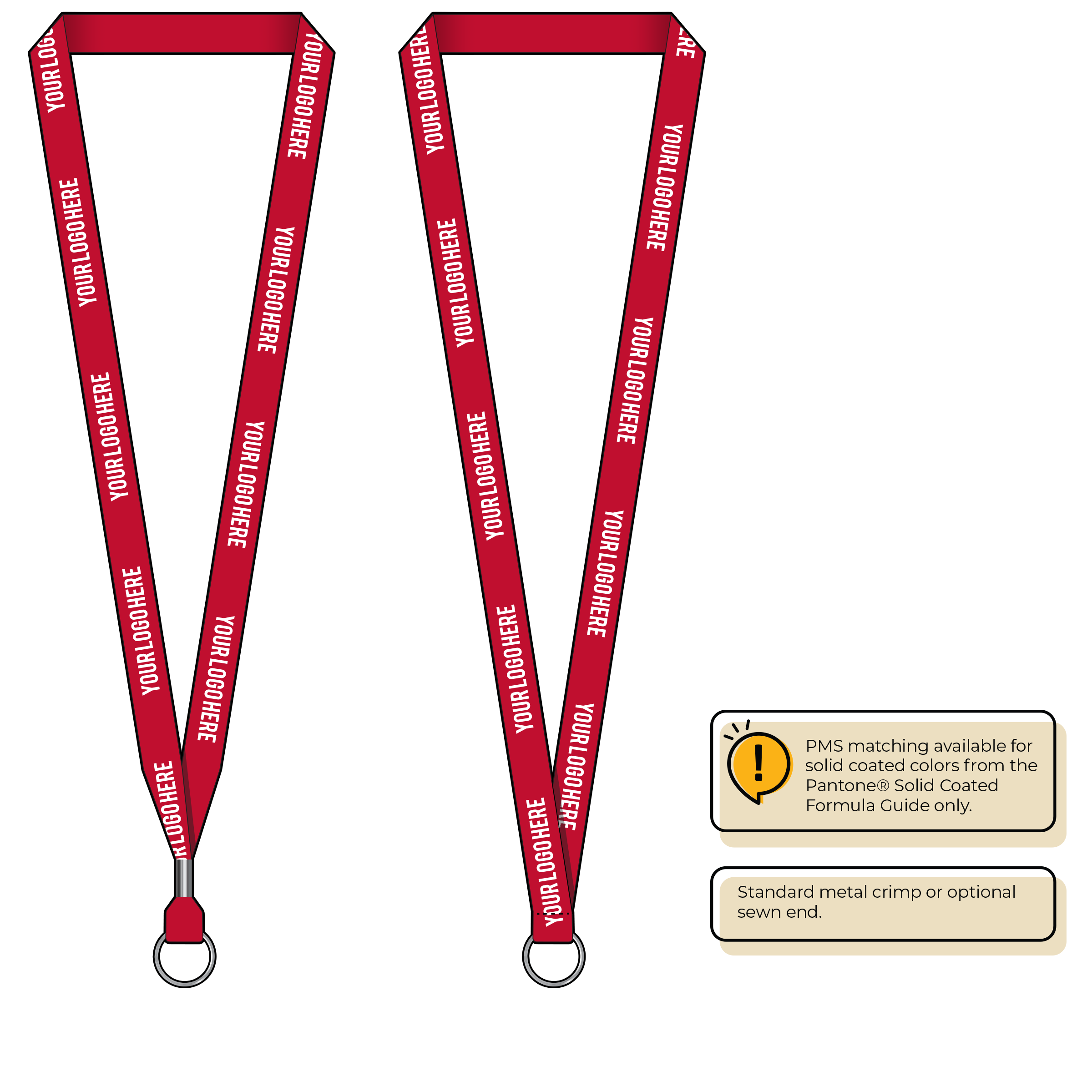 BH2065 | 5/8" P.E.T. Recycled Silkscreen Lanyards