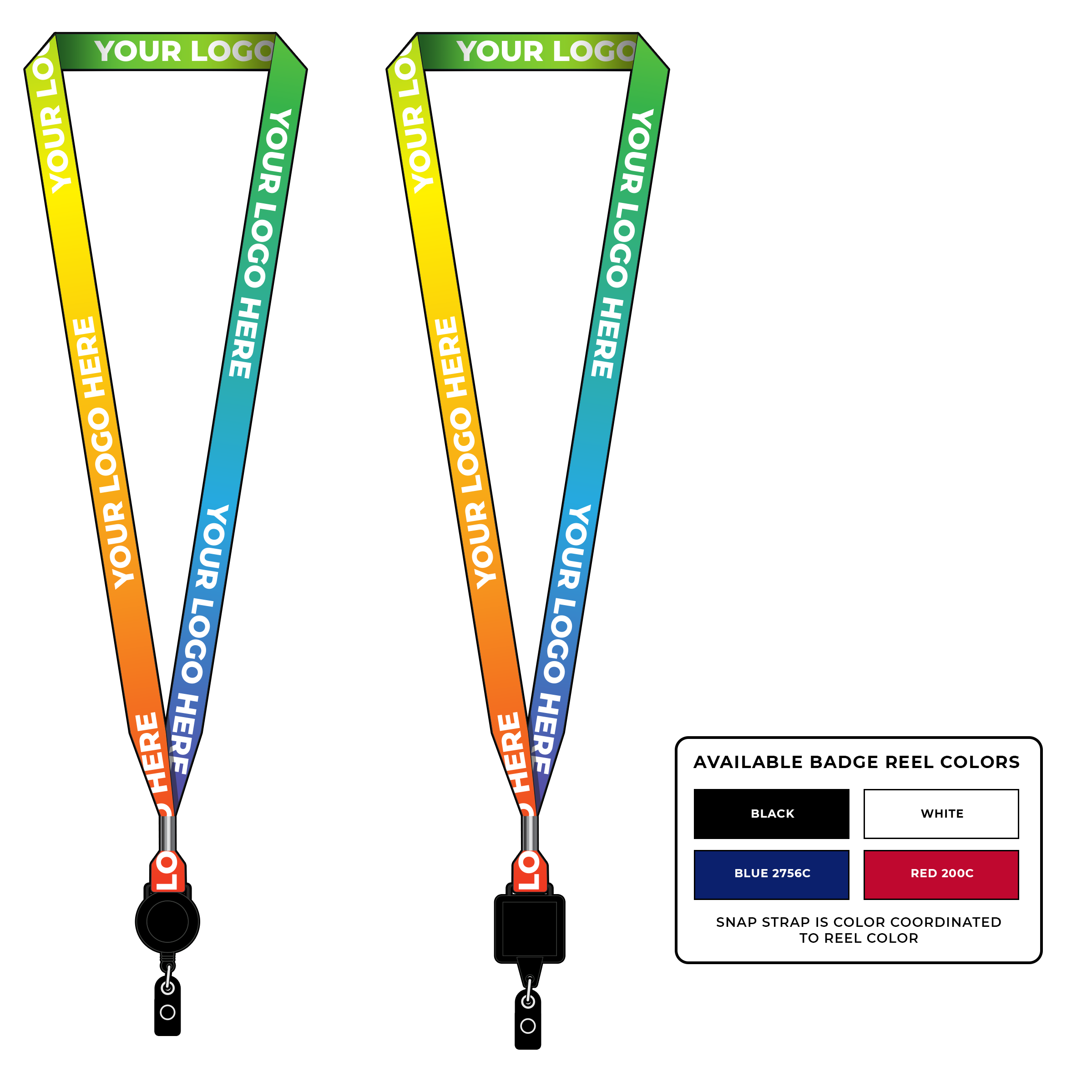 BH0002US | 5/8" Made in USA Dye Sublimation Lanyards
