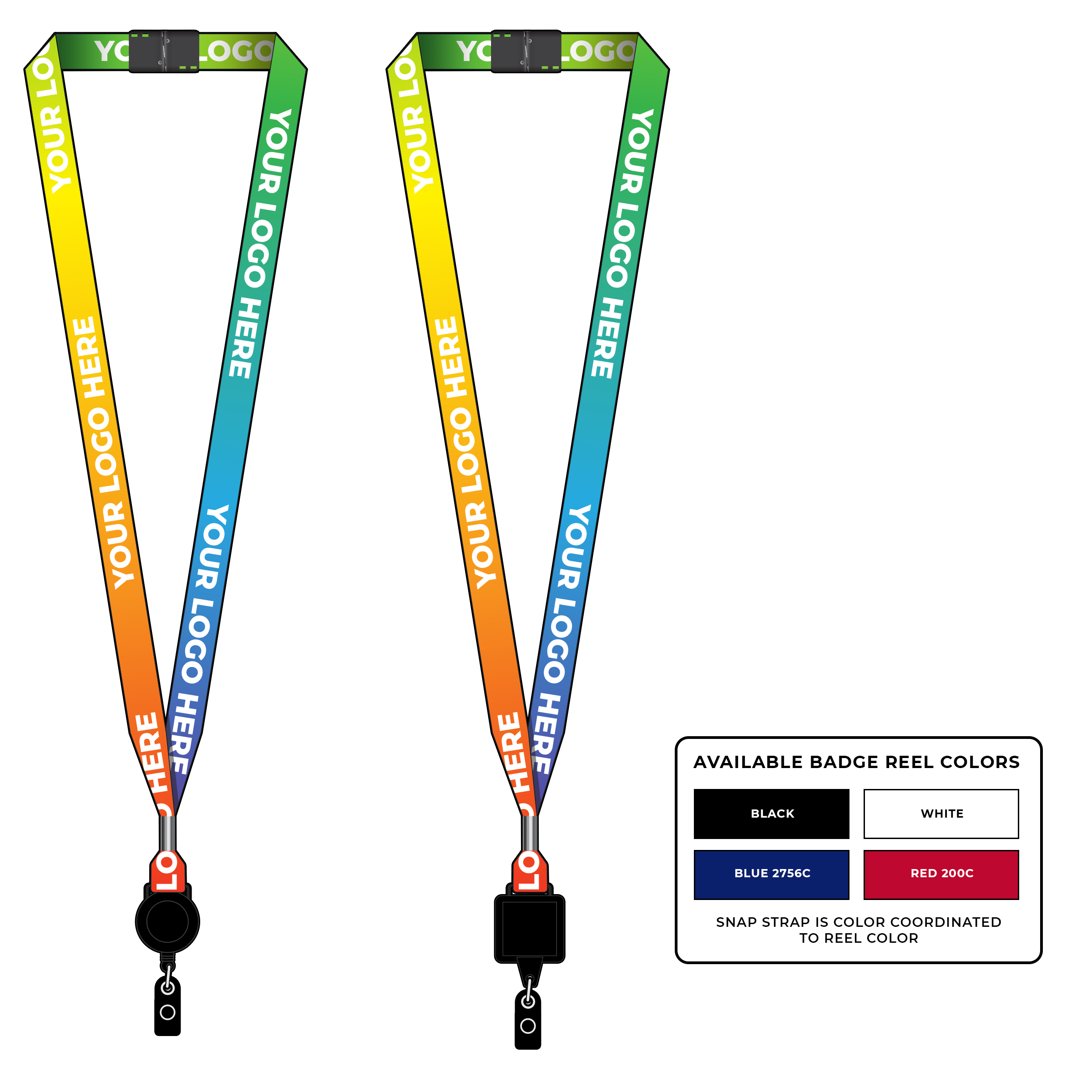 BH0002US | 5/8" Made in USA Dye Sublimation Lanyards
