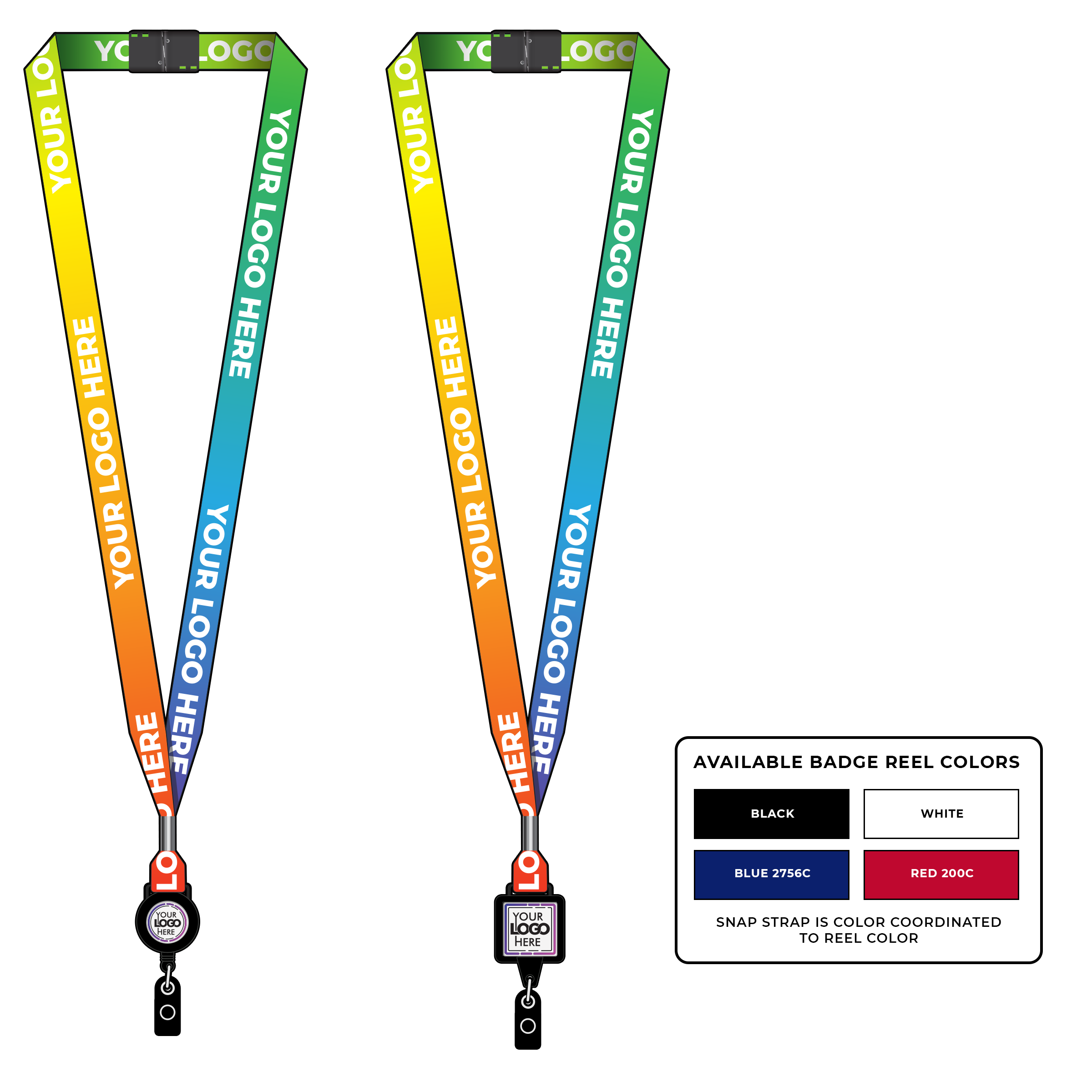 BH0002US | 5/8" Made in USA Dye Sublimation Lanyards