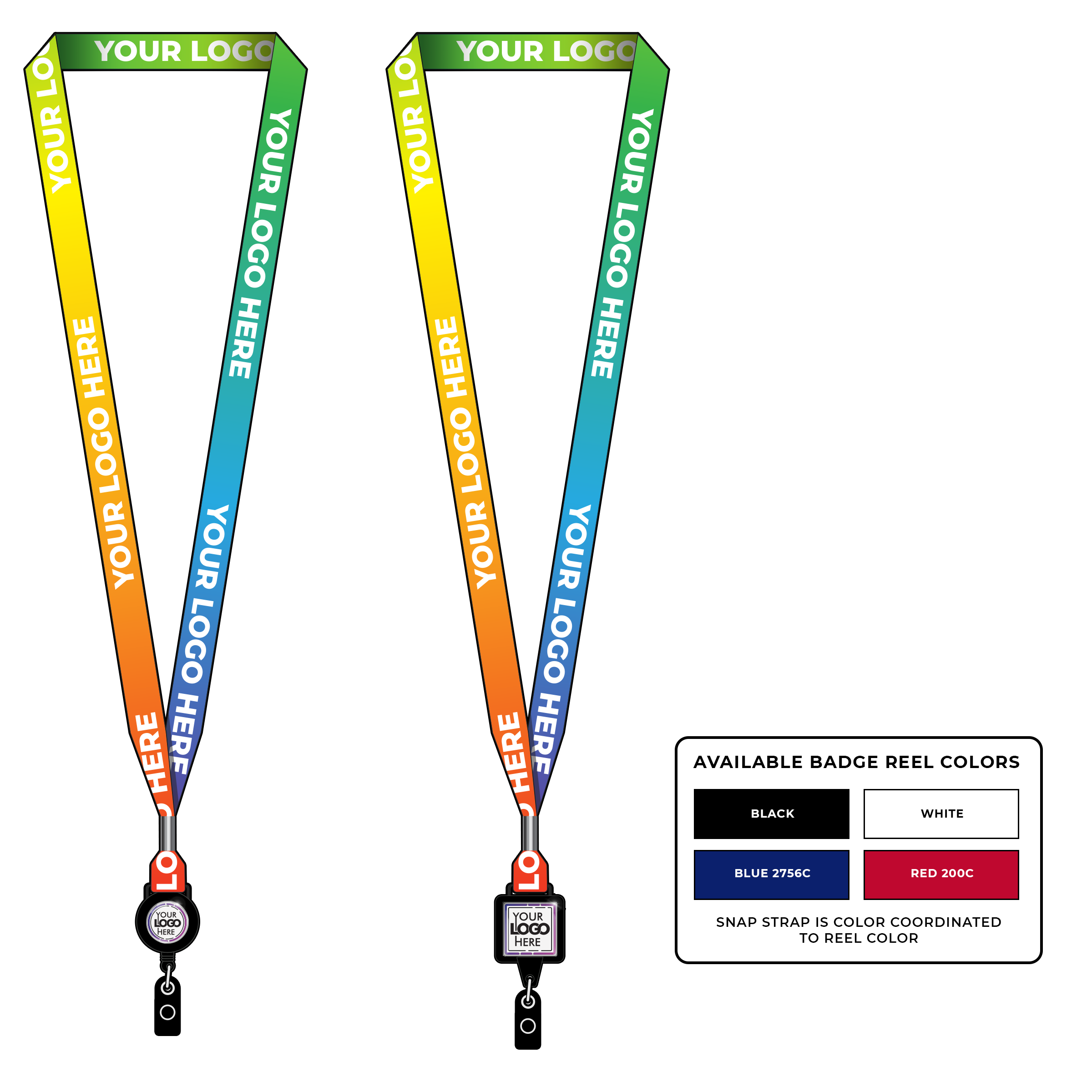 BH0002US | 5/8" Made in USA Dye Sublimation Lanyards