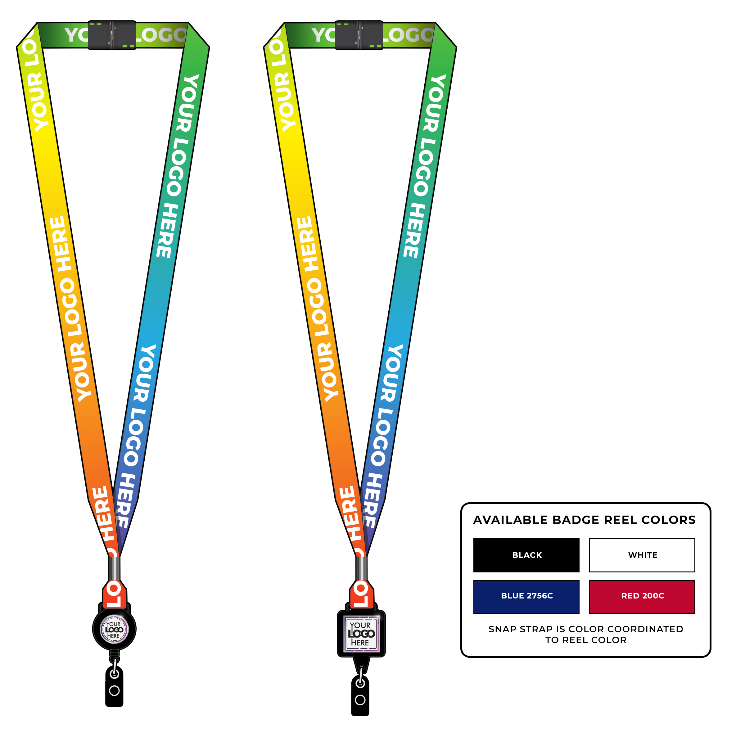 BH0002US | 5/8" Made in USA Dye Sublimation Lanyards