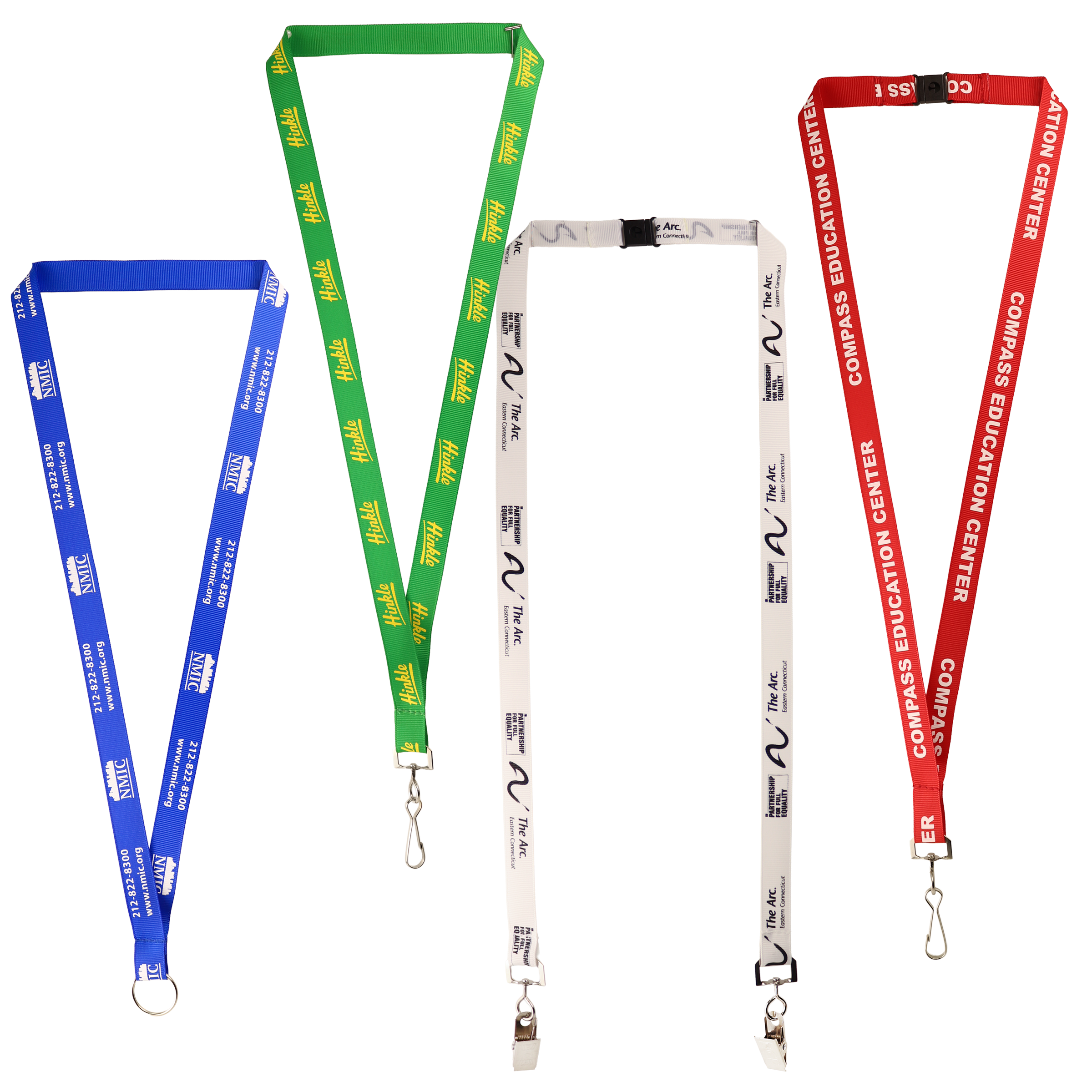 BH0018 | 5/8" EconoWeave Silkscreen Lanyards
