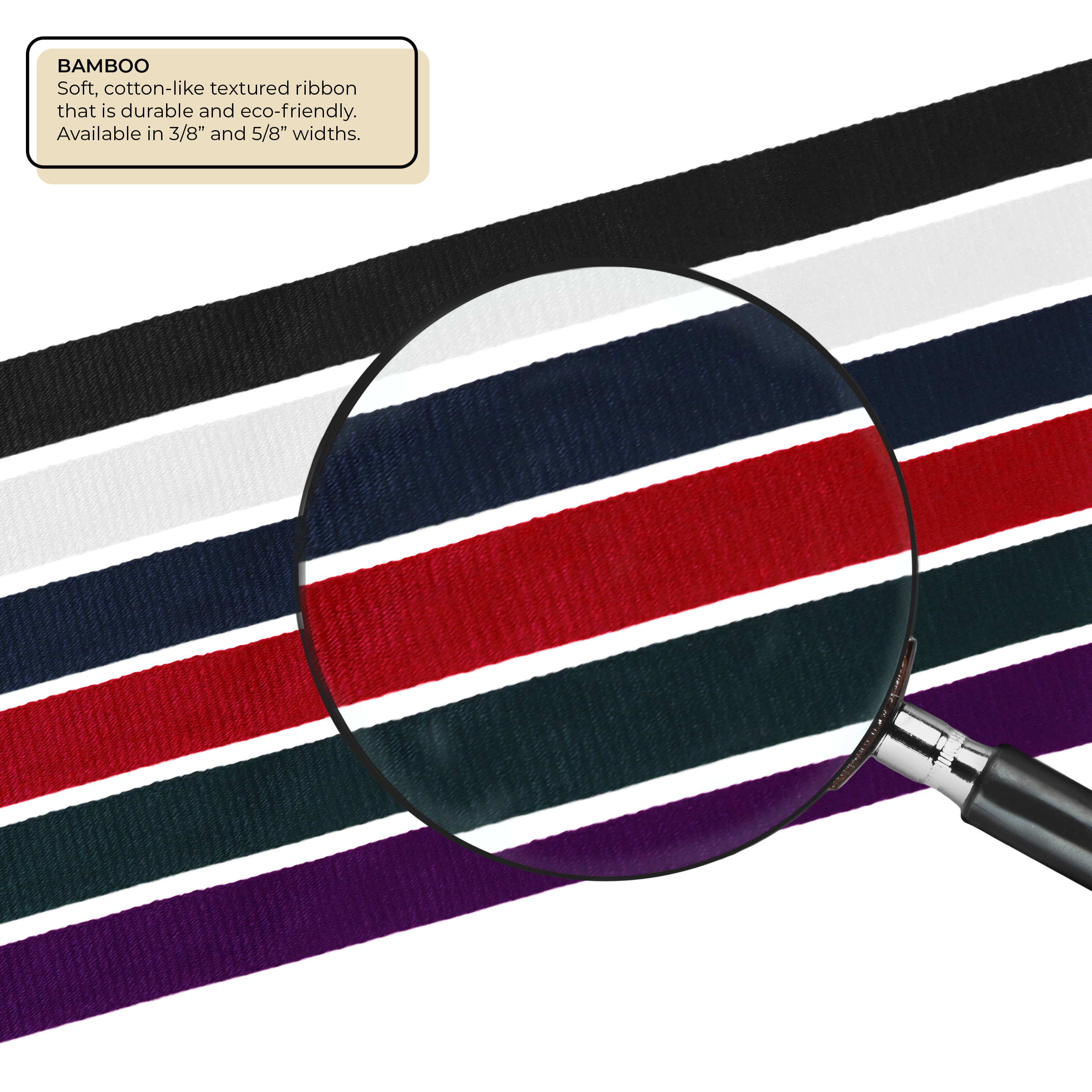 BH2055 | 3/8" Bamboo Silkscreen Lanyards