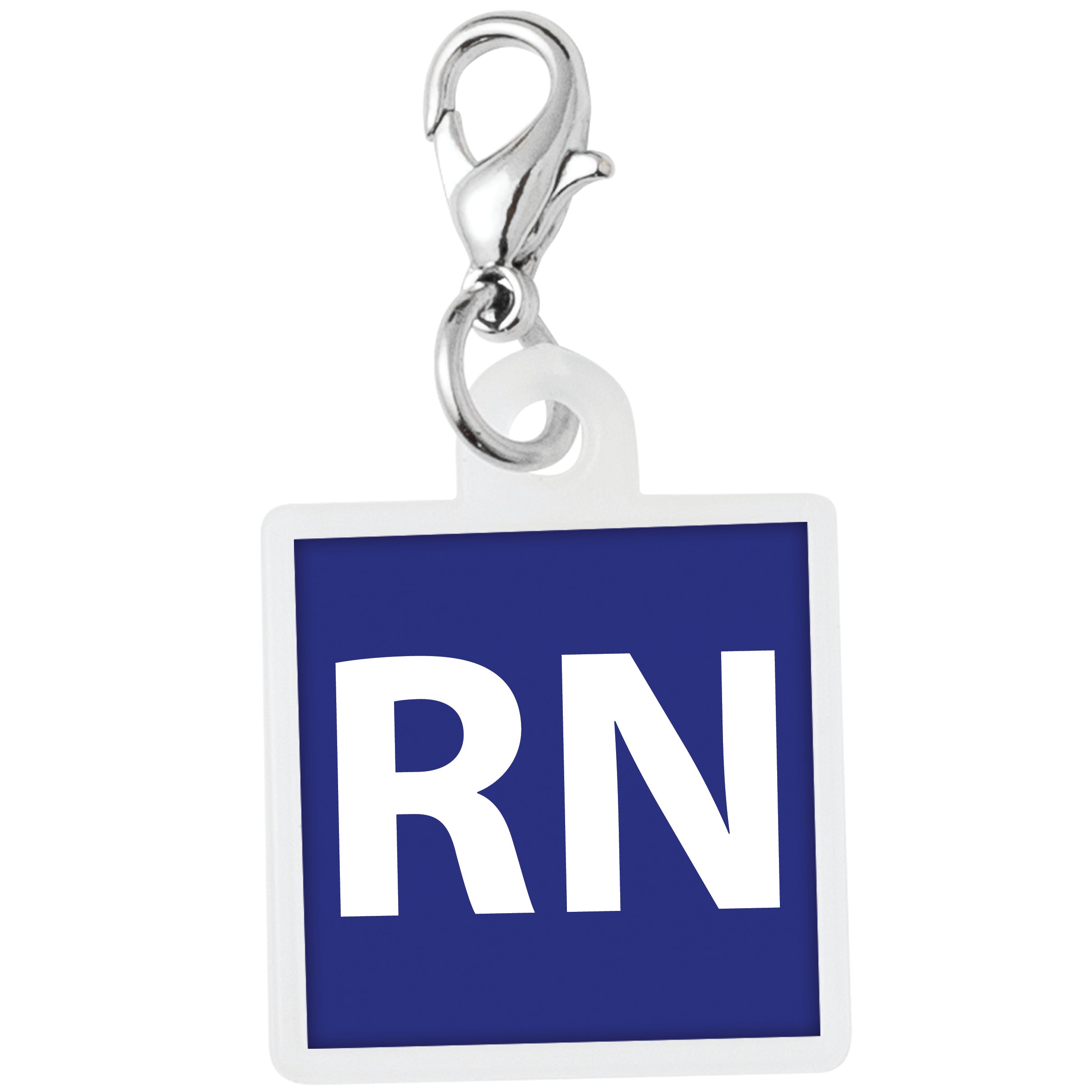 BC55 | Square Badge Reel Charm