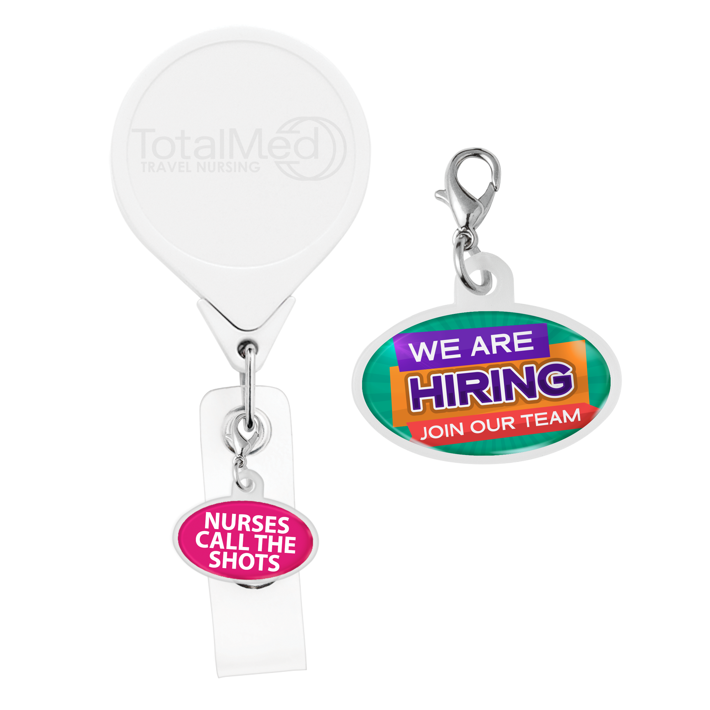 BC66 | Oval Badge Reel Charm