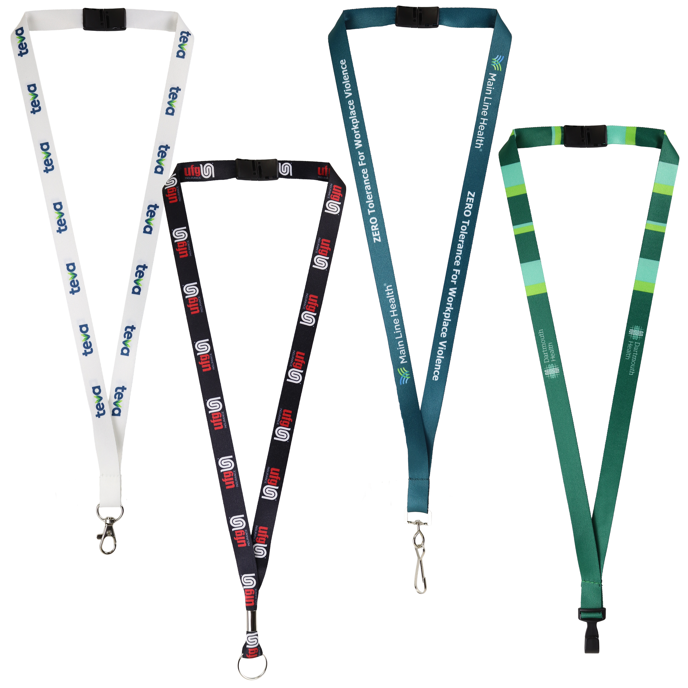 BH0002 | 5/8" Imported Dye Sublimation Lanyards