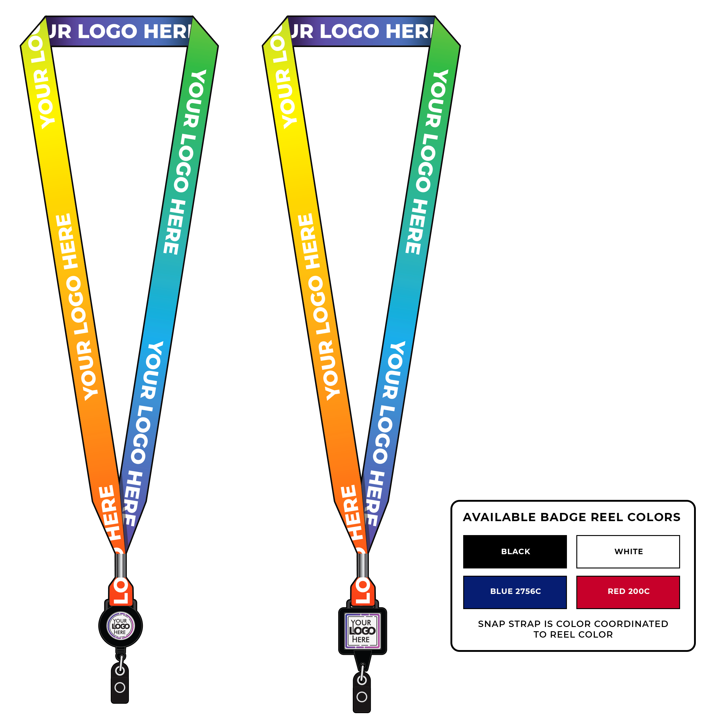 BH0003US | 3/4" Made in USA Dye Sublimation Lanyards