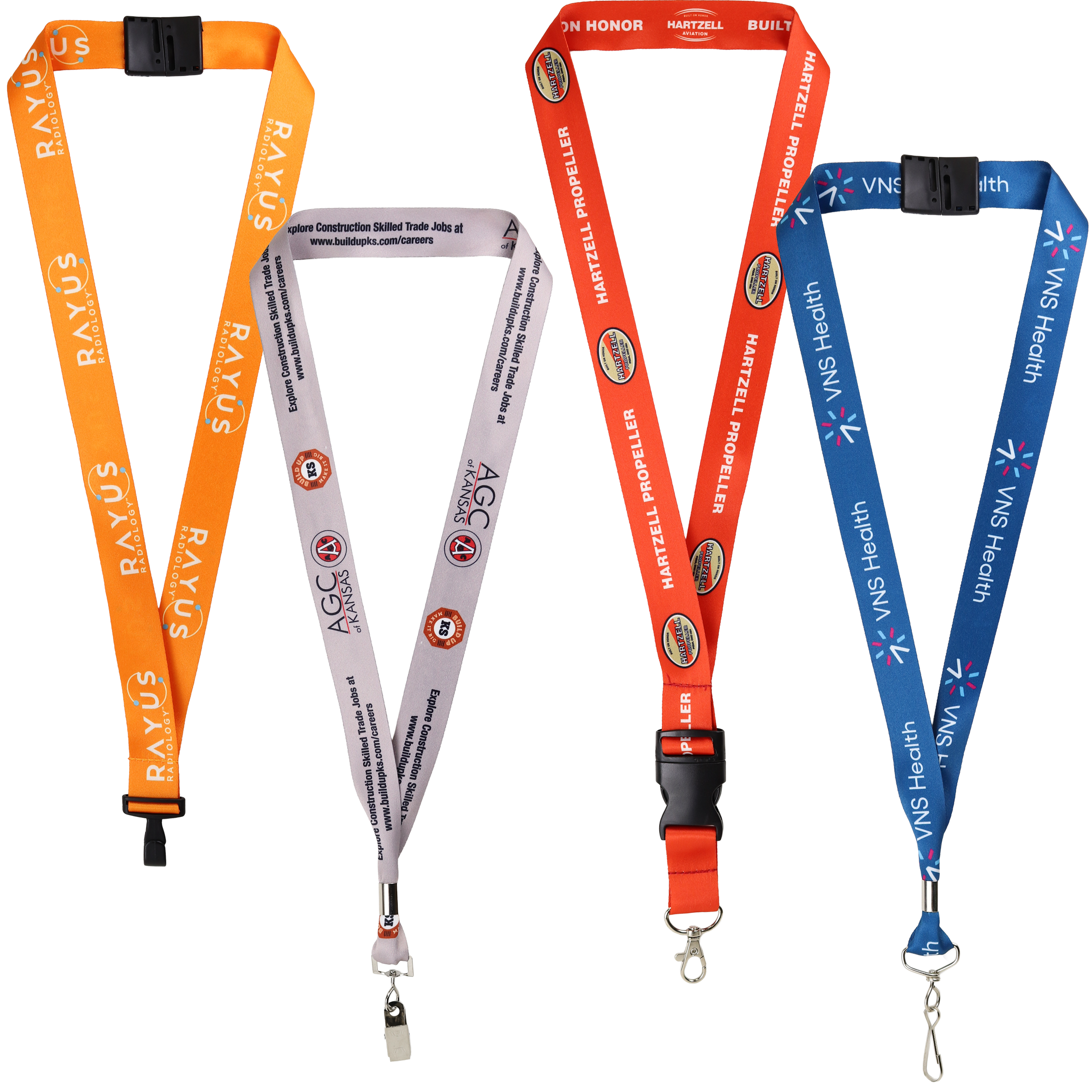 BH0004 | 1" Imported Dye Sublimation Lanyards