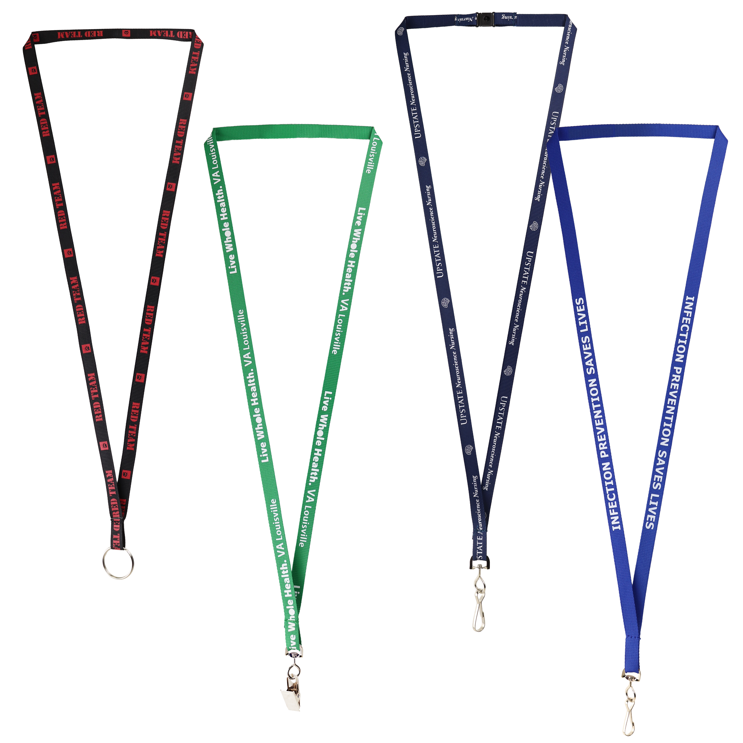 BH0017 | 3/8" EconoWeave Silkscreen Lanyards