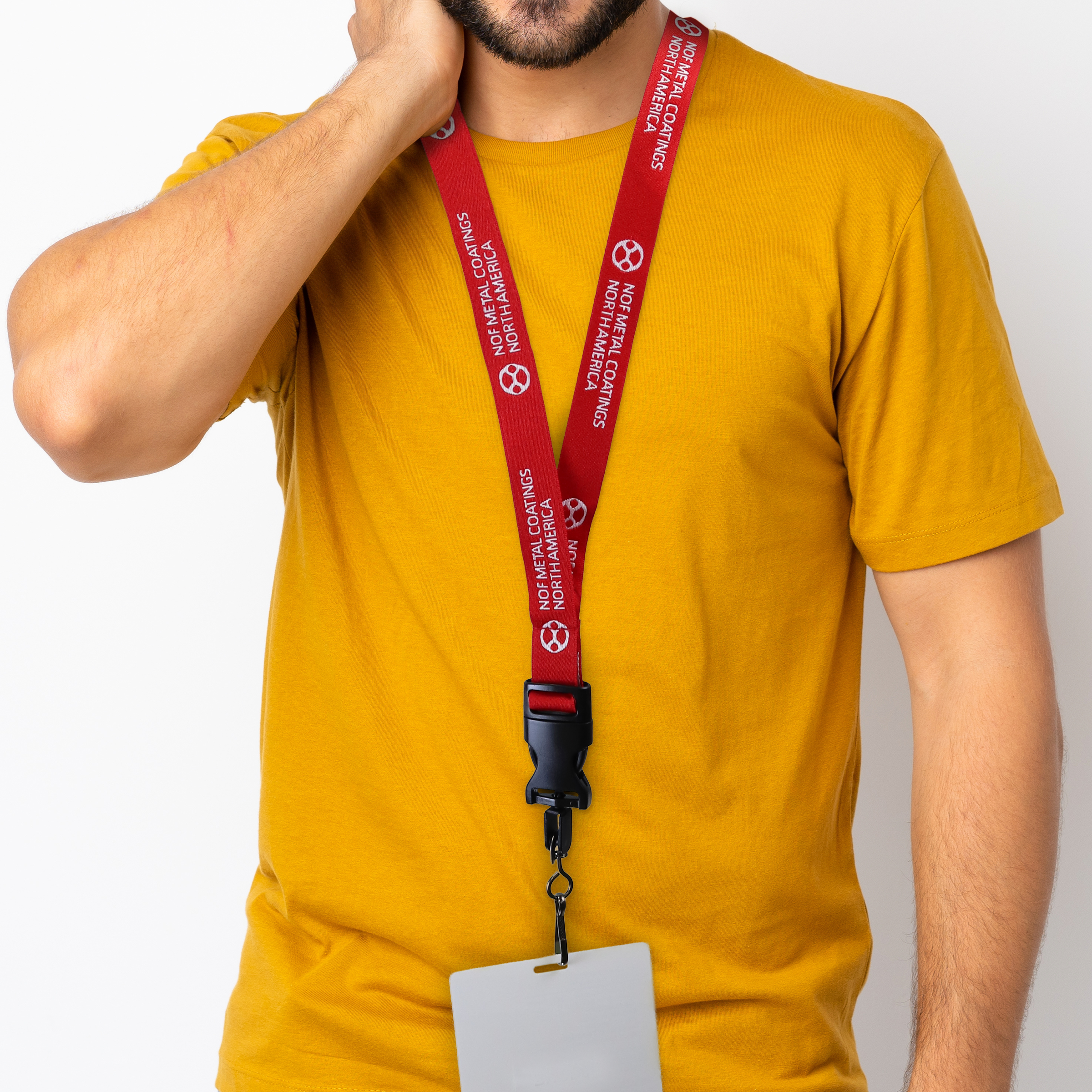 BH0023 | 3/4" Woven Lanyards :: DETACH BUCKLE
