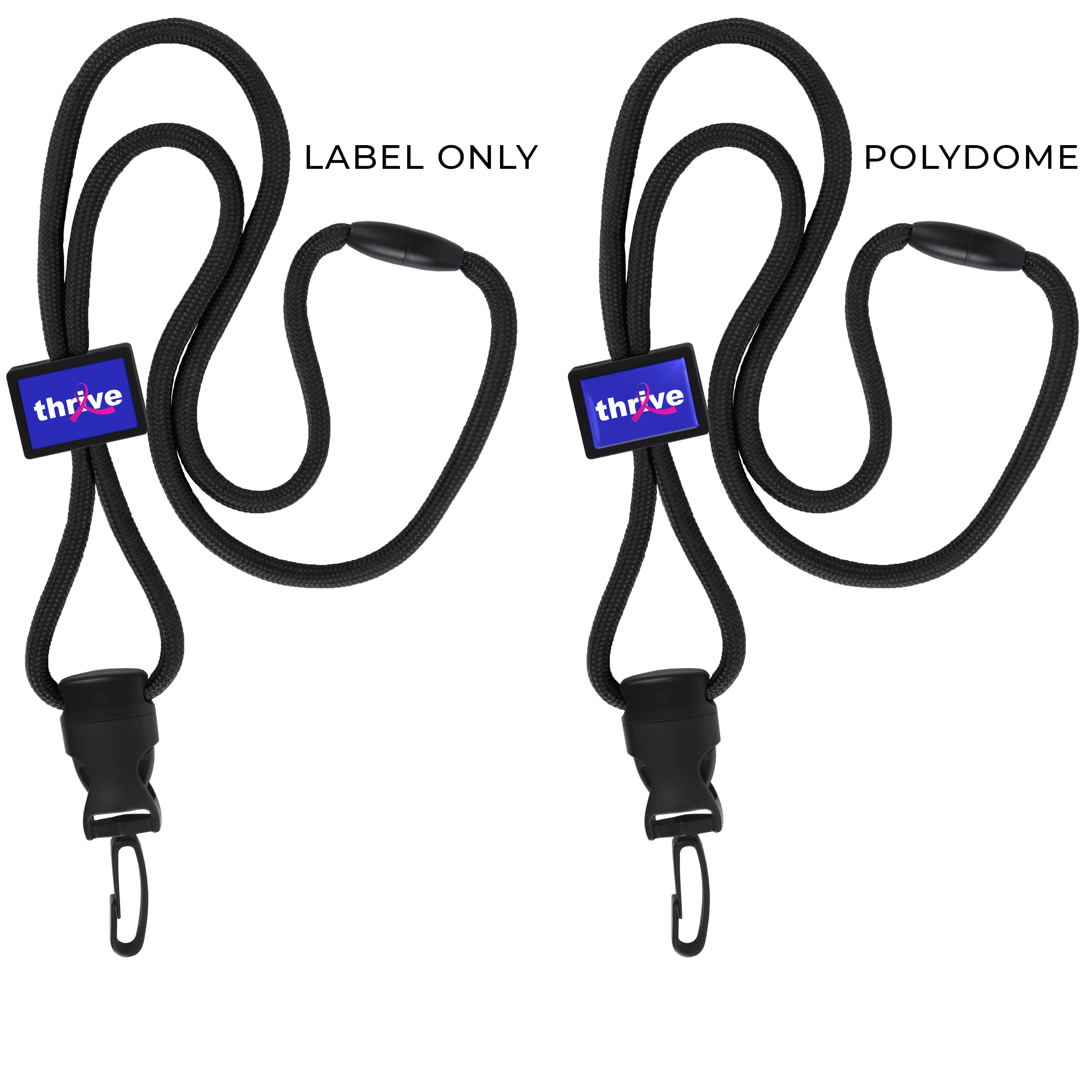 BH018 | Braided Lanyard with Rectangle Slider