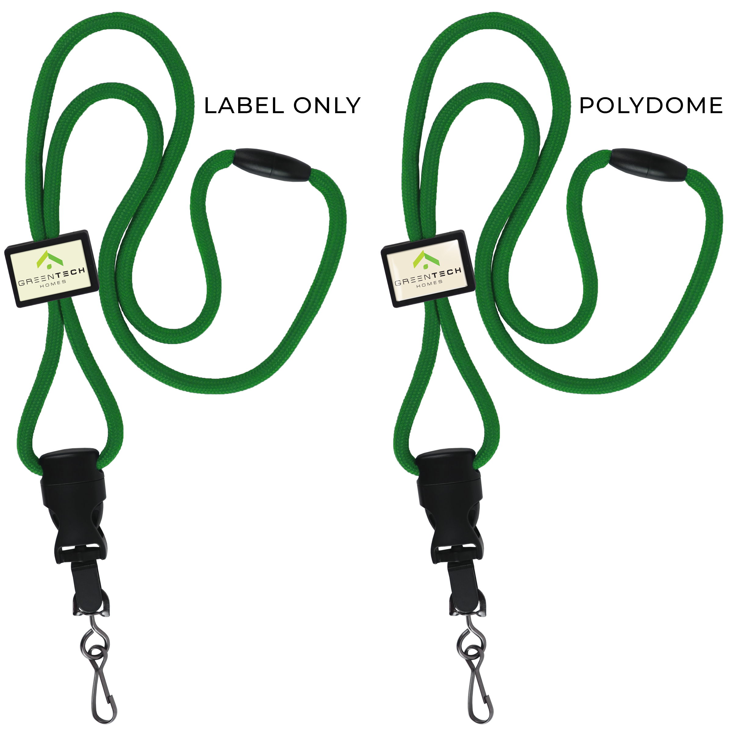 BH018 | Braided Lanyard with Rectangle Slider