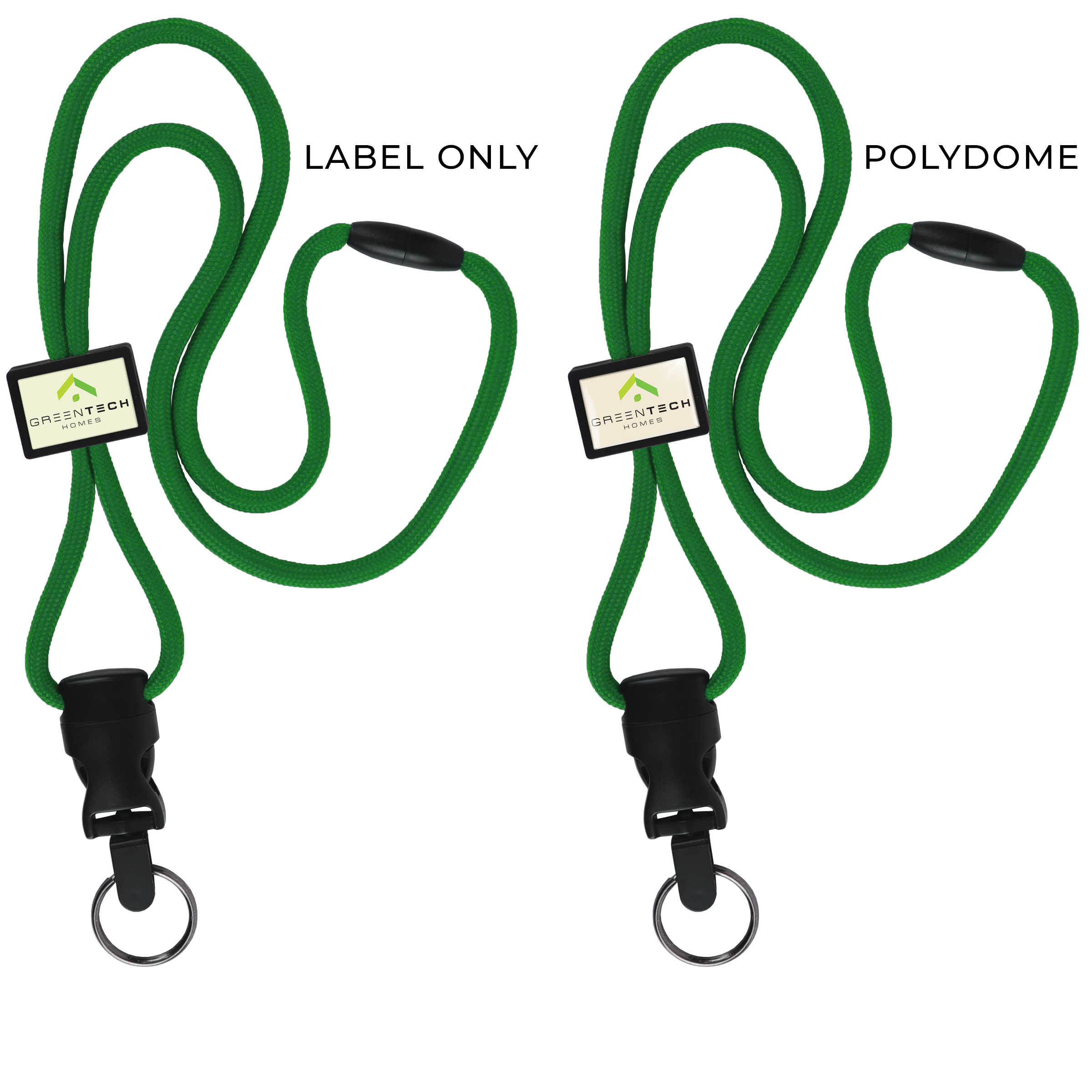 BH018 | Braided Lanyard with Rectangle Slider