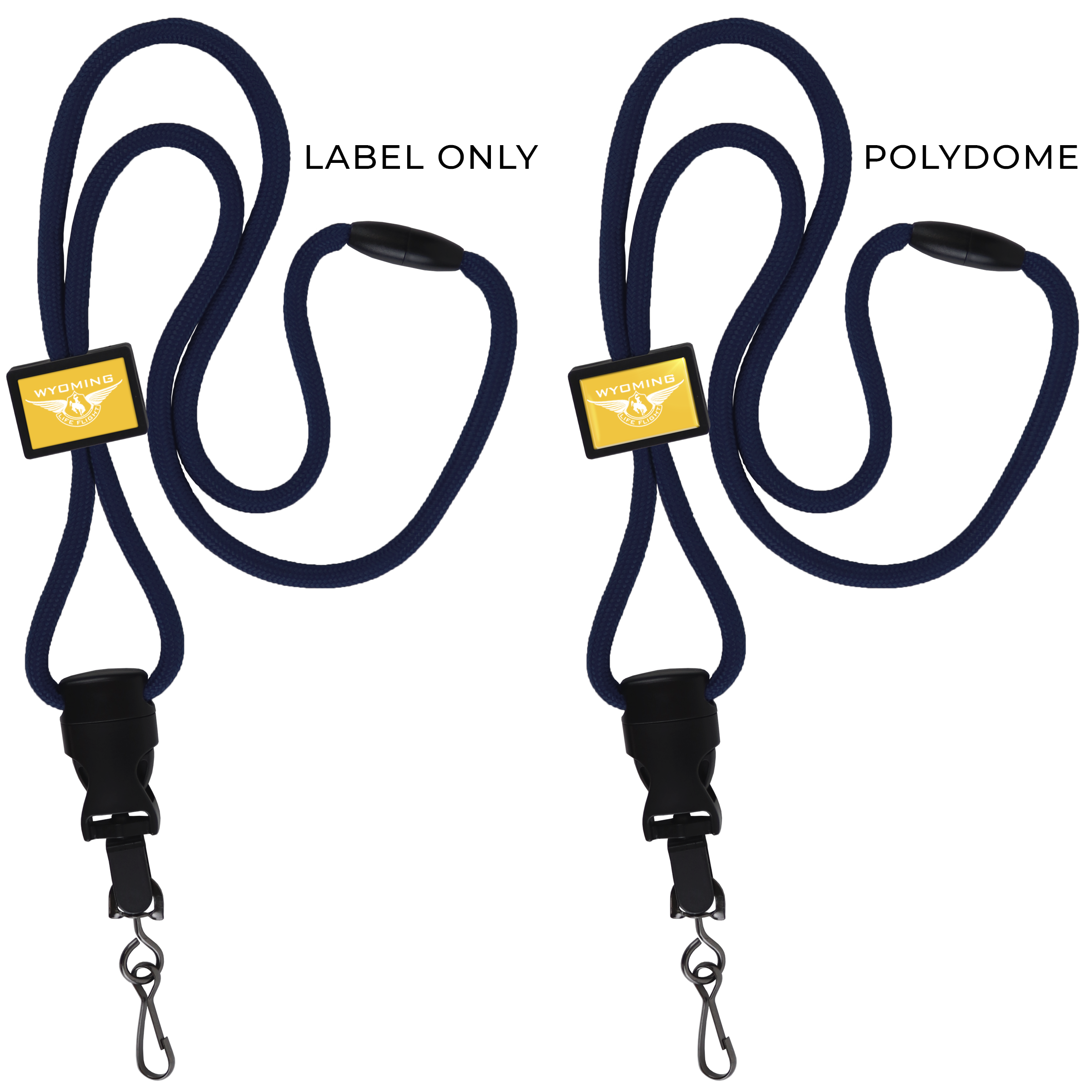 BH018 | Braided Lanyard with Rectangle Slider