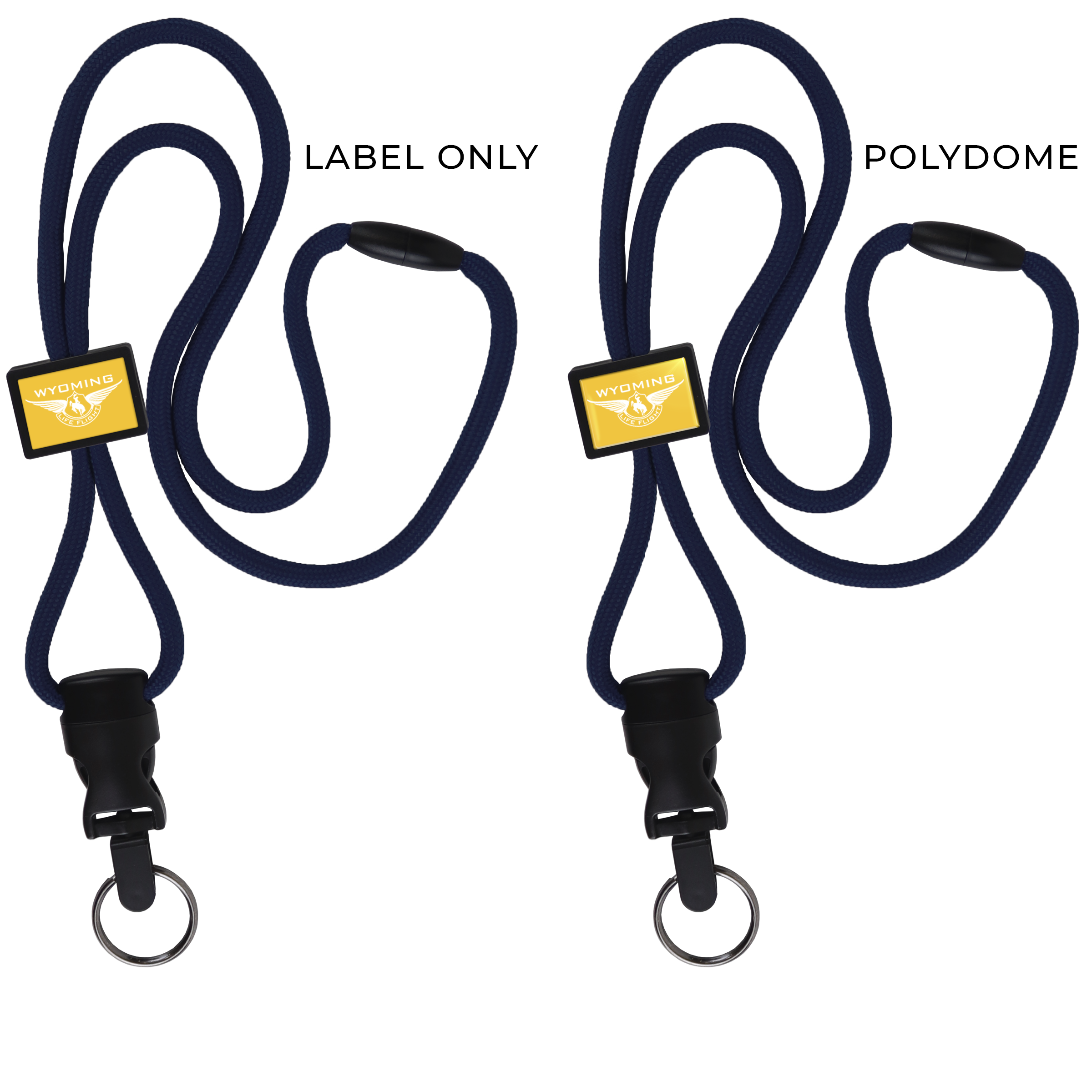 BH018 | Braided Lanyard with Rectangle Slider