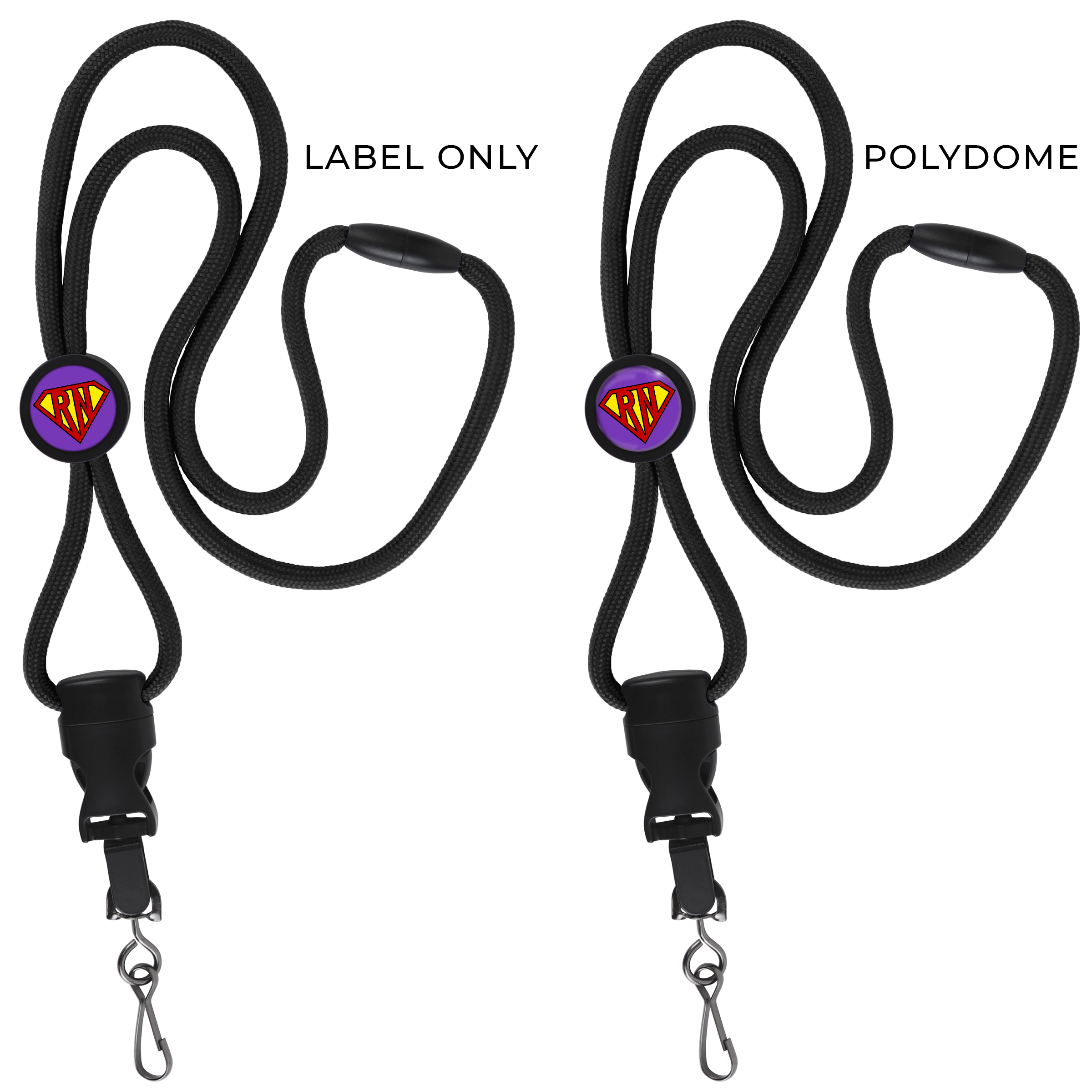 BH044 | Braided Lanyard with Round Slider