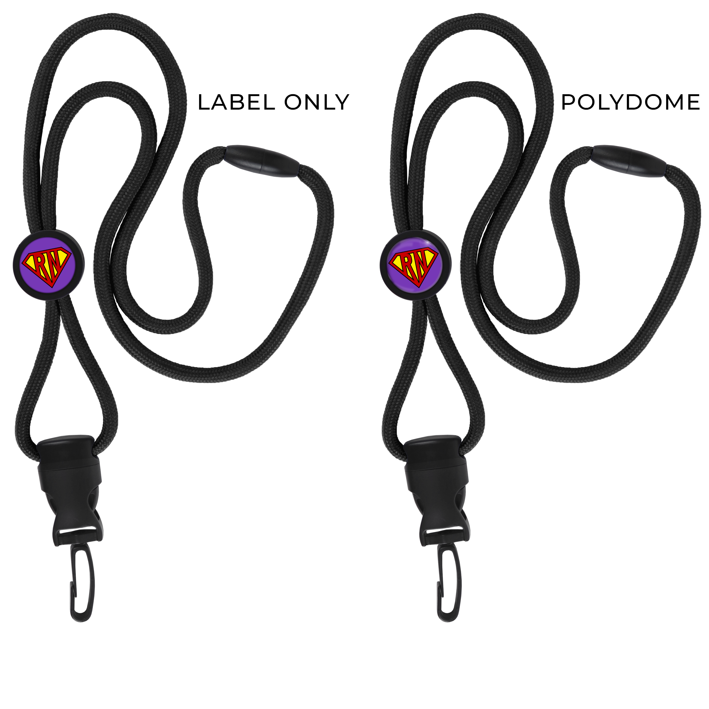 BH044 | Braided Lanyard with Round Slider