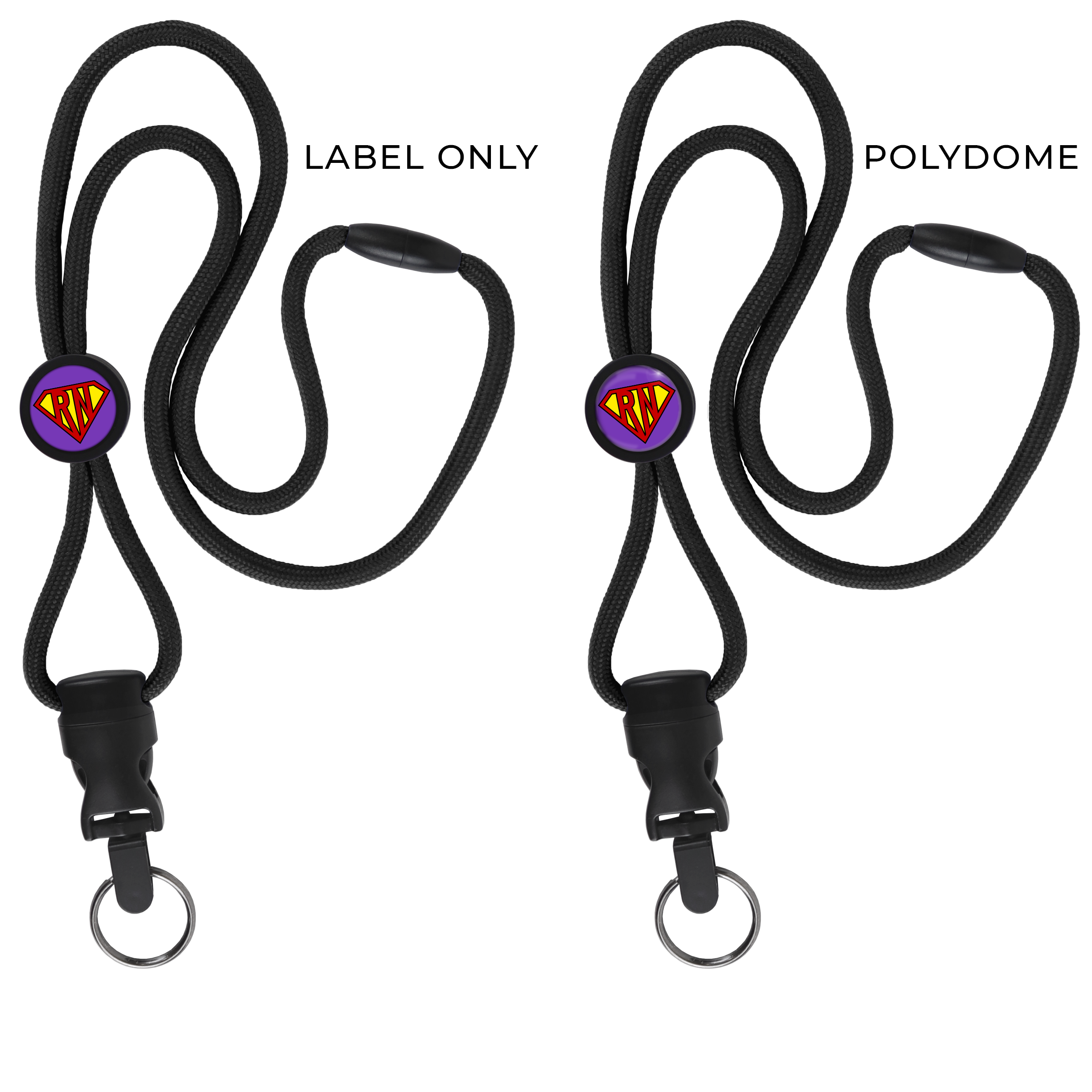 BH044 | Braided Lanyard with Round Slider