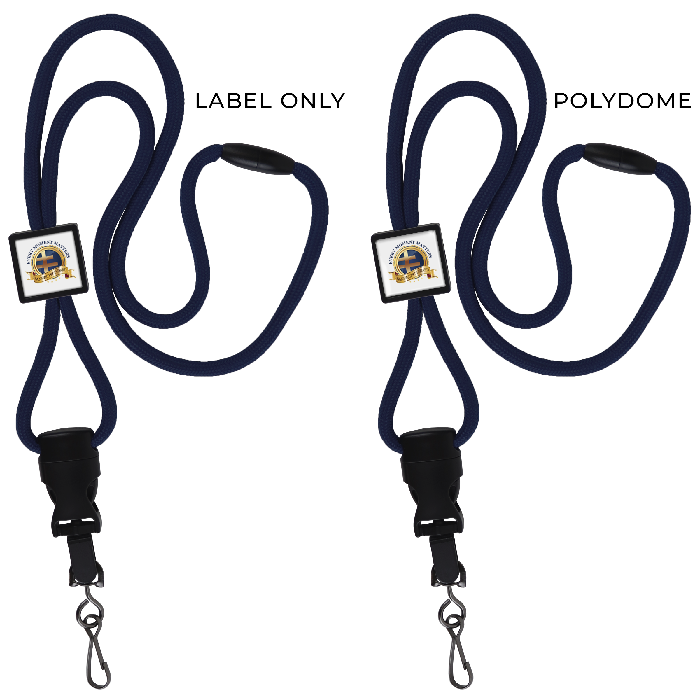 BH055 | Braided Lanyard with Square Slider