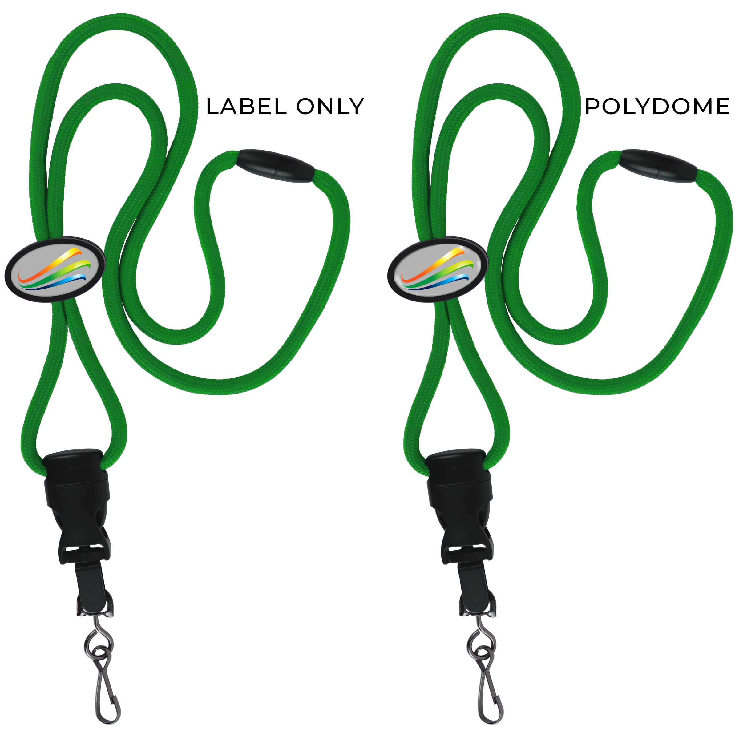 BH066 | Braided Lanyard with Oval Slider