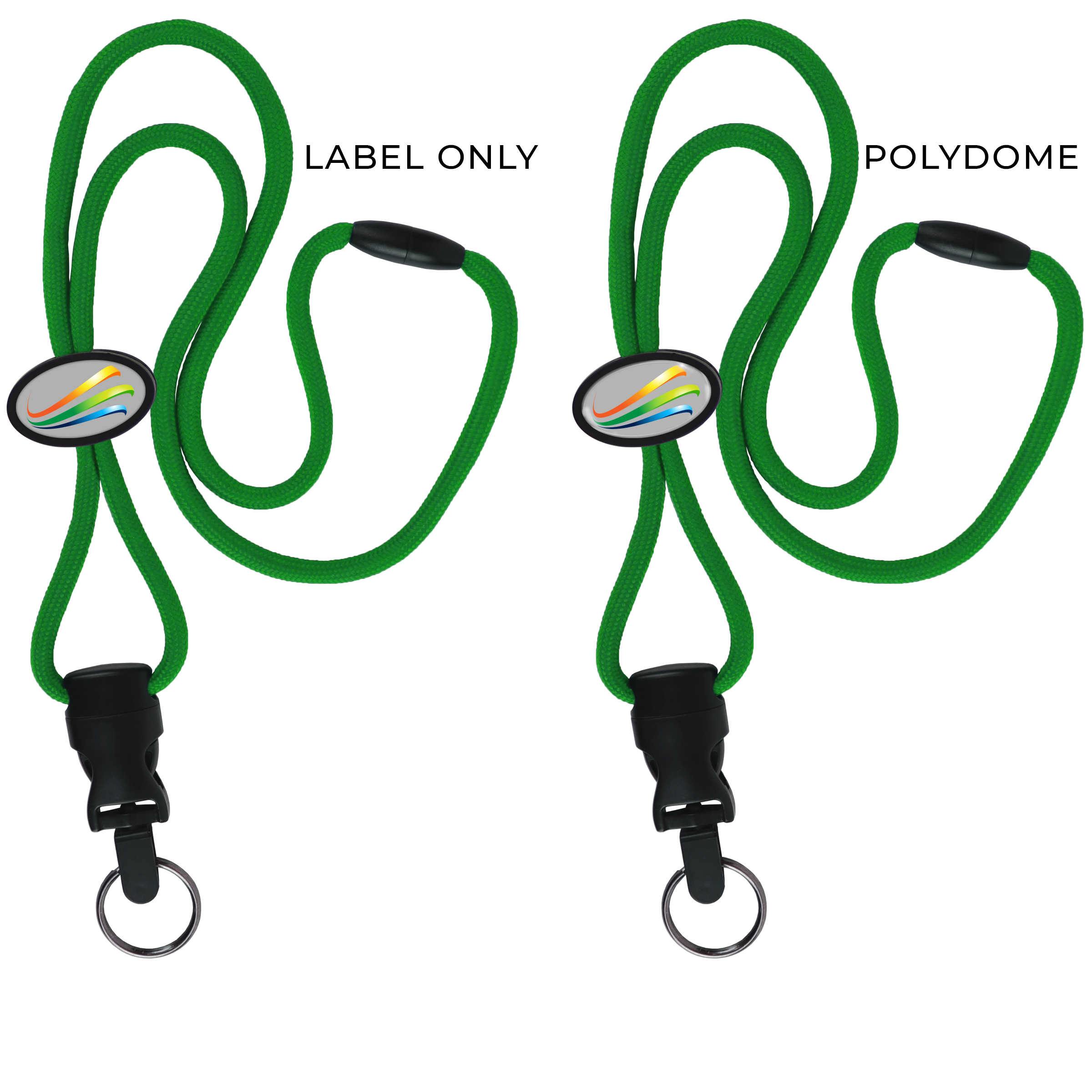 BH066 | Braided Lanyard with Oval Slider