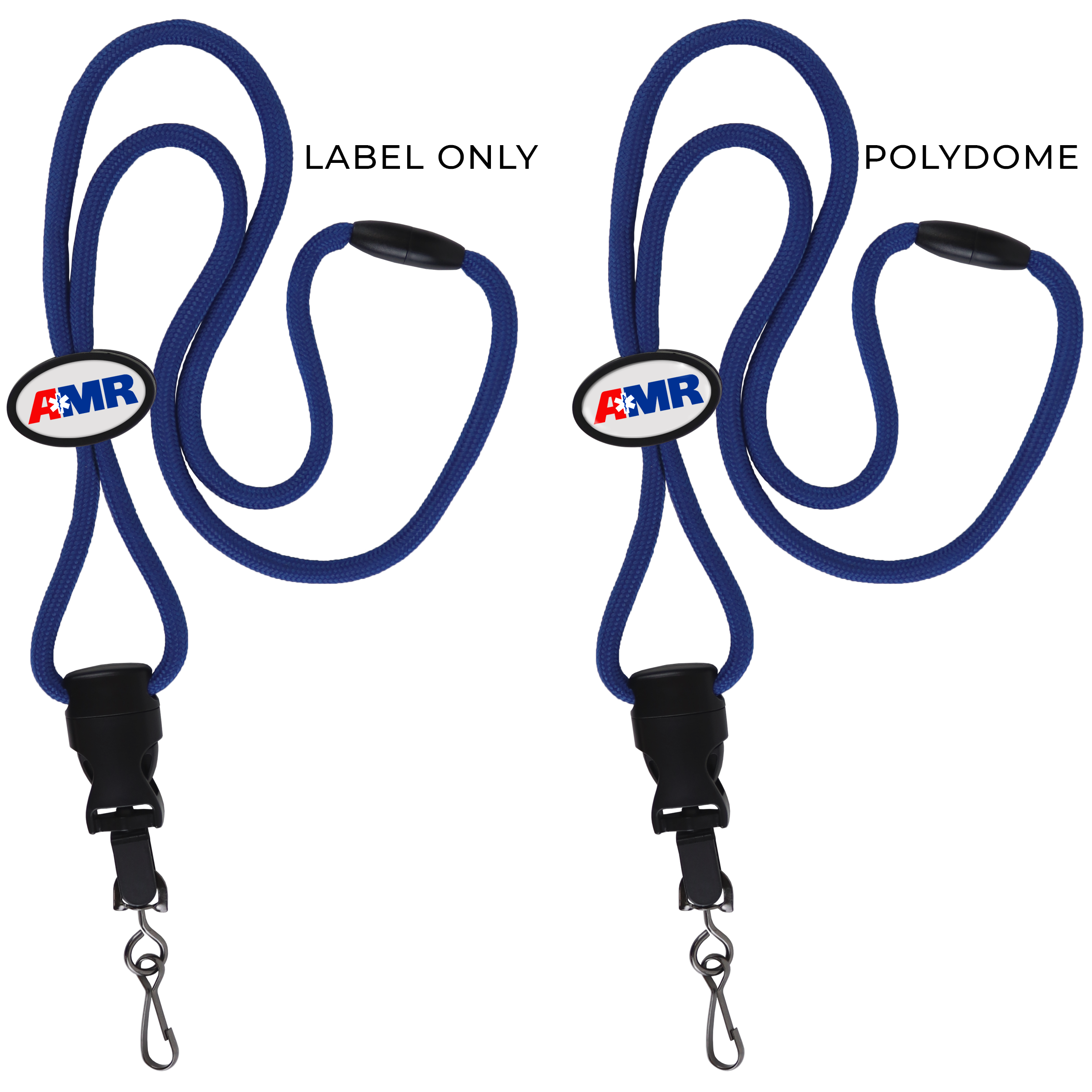 BH066 | Braided Lanyard with Oval Slider