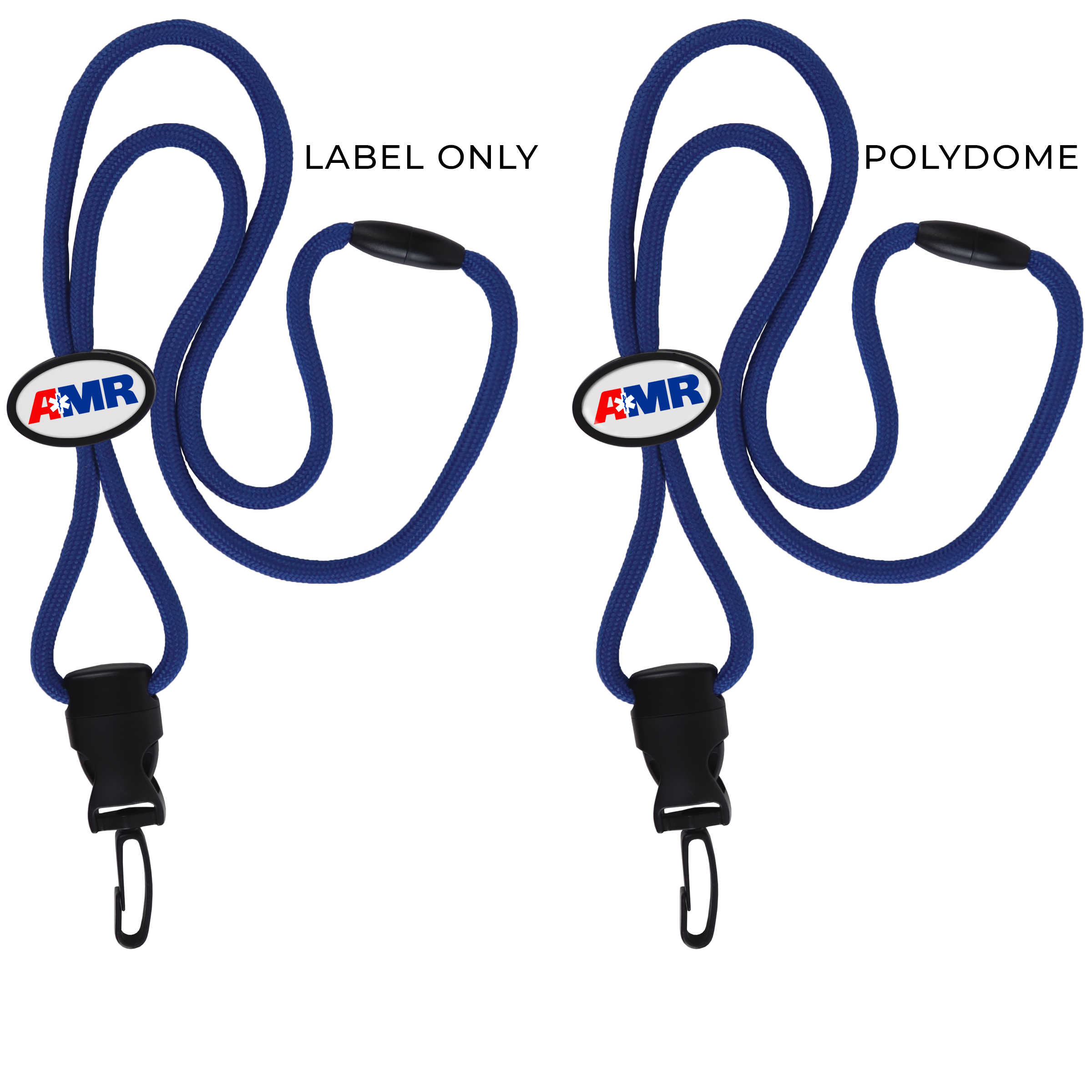 BH066 | Braided Lanyard with Oval Slider