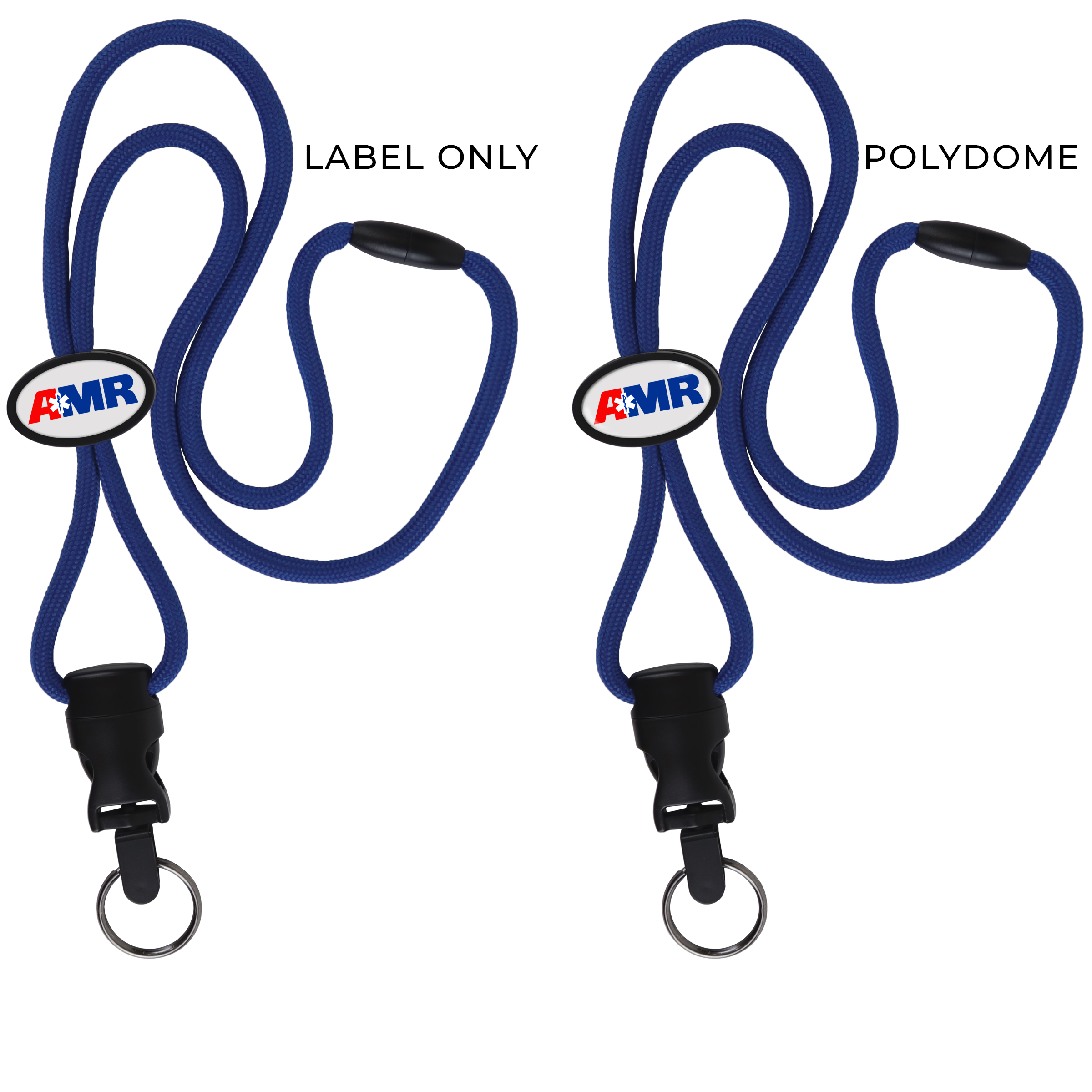 BH066 | Braided Lanyard with Oval Slider