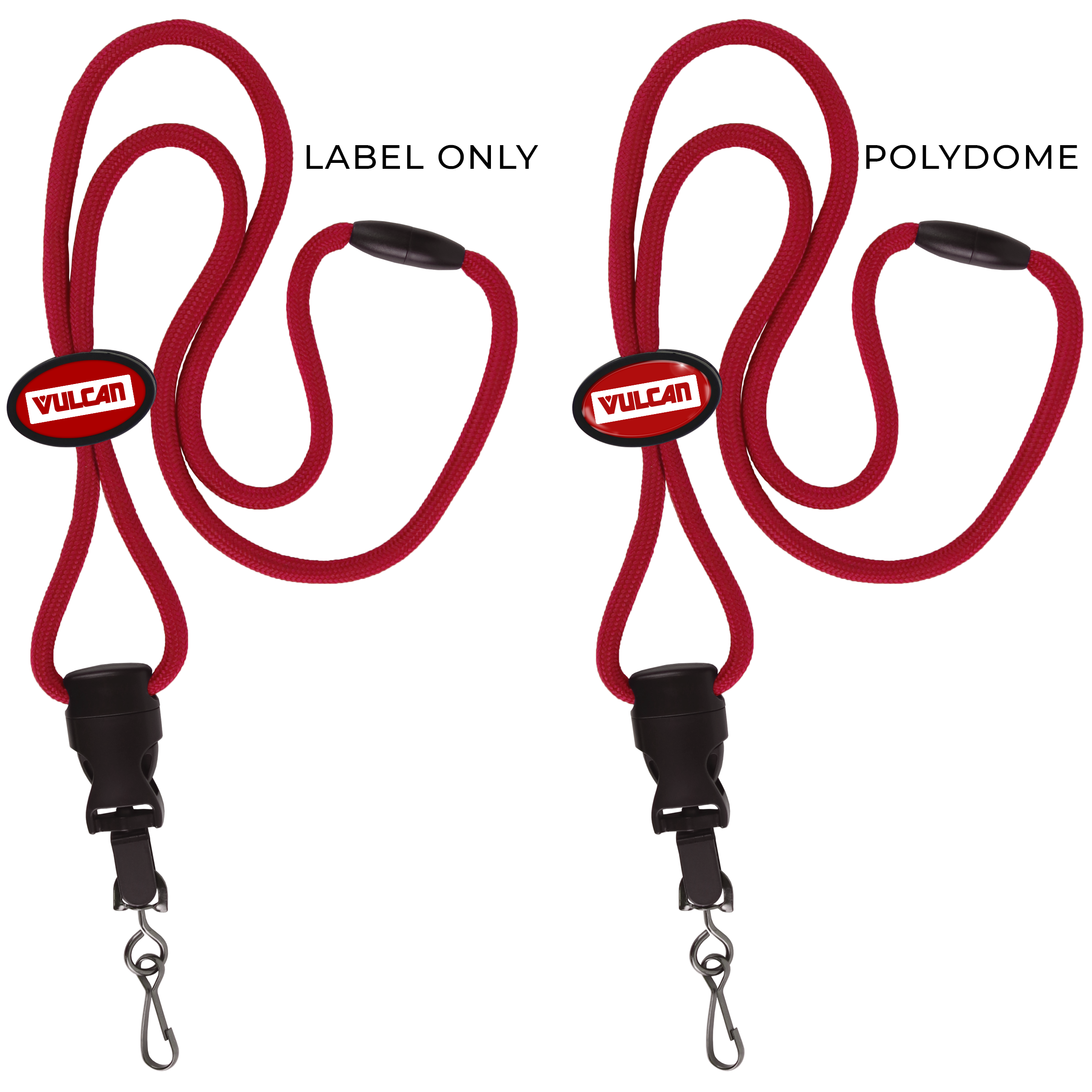 BH066 | Braided Lanyard with Oval Slider