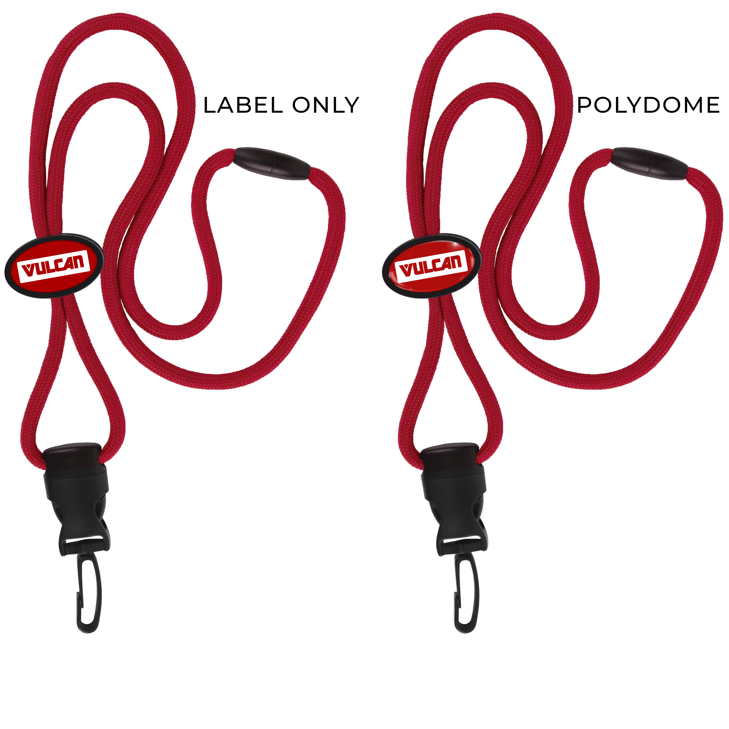 BH066 | Braided Lanyard with Oval Slider