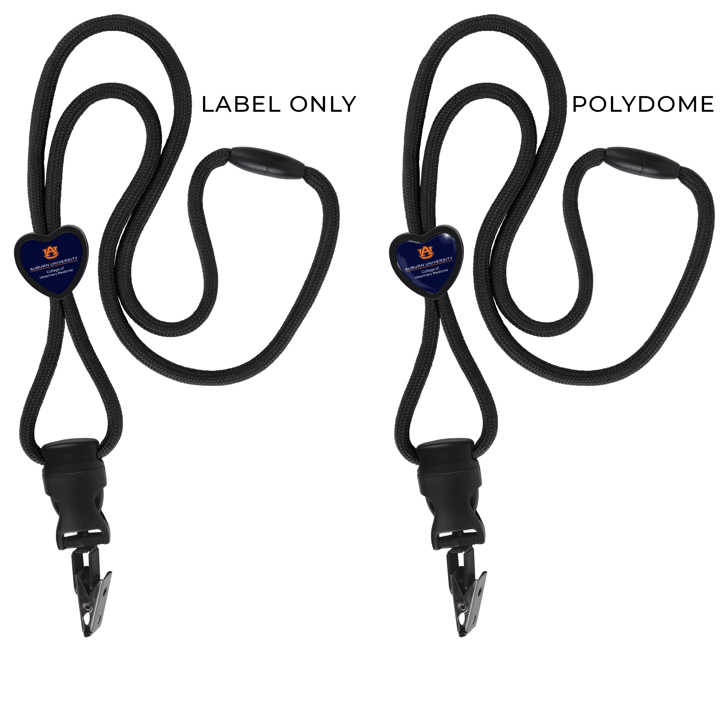 BH085 | Braided Lanyard with Heart Slider