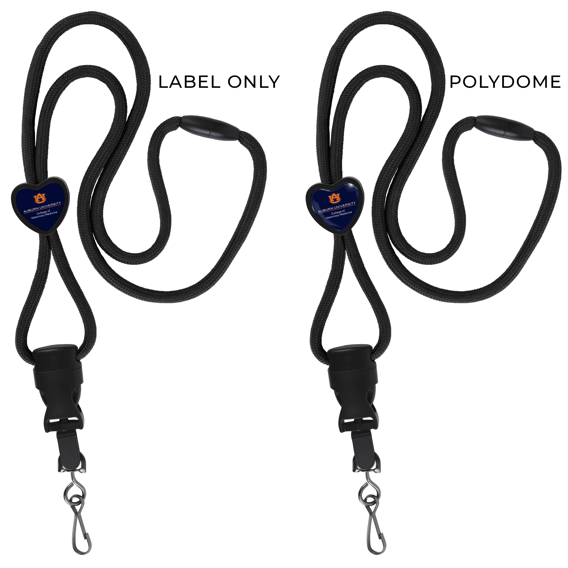 BH085 | Braided Lanyard with Heart Slider