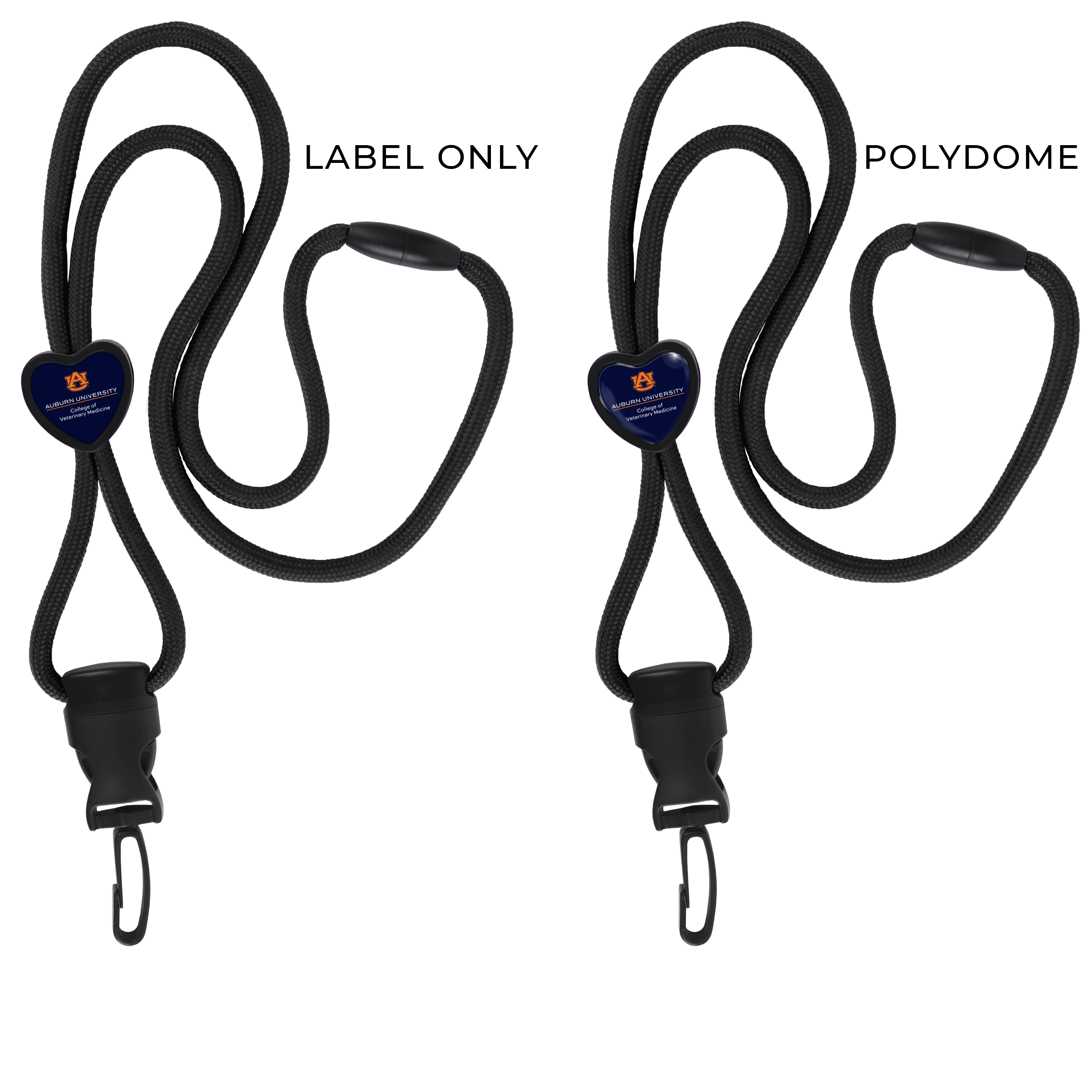 BH085 | Braided Lanyard with Heart Slider